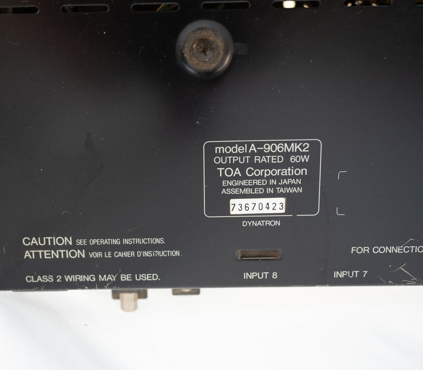 TOA 900 Series II A-906mkII powered mixer, installation style
