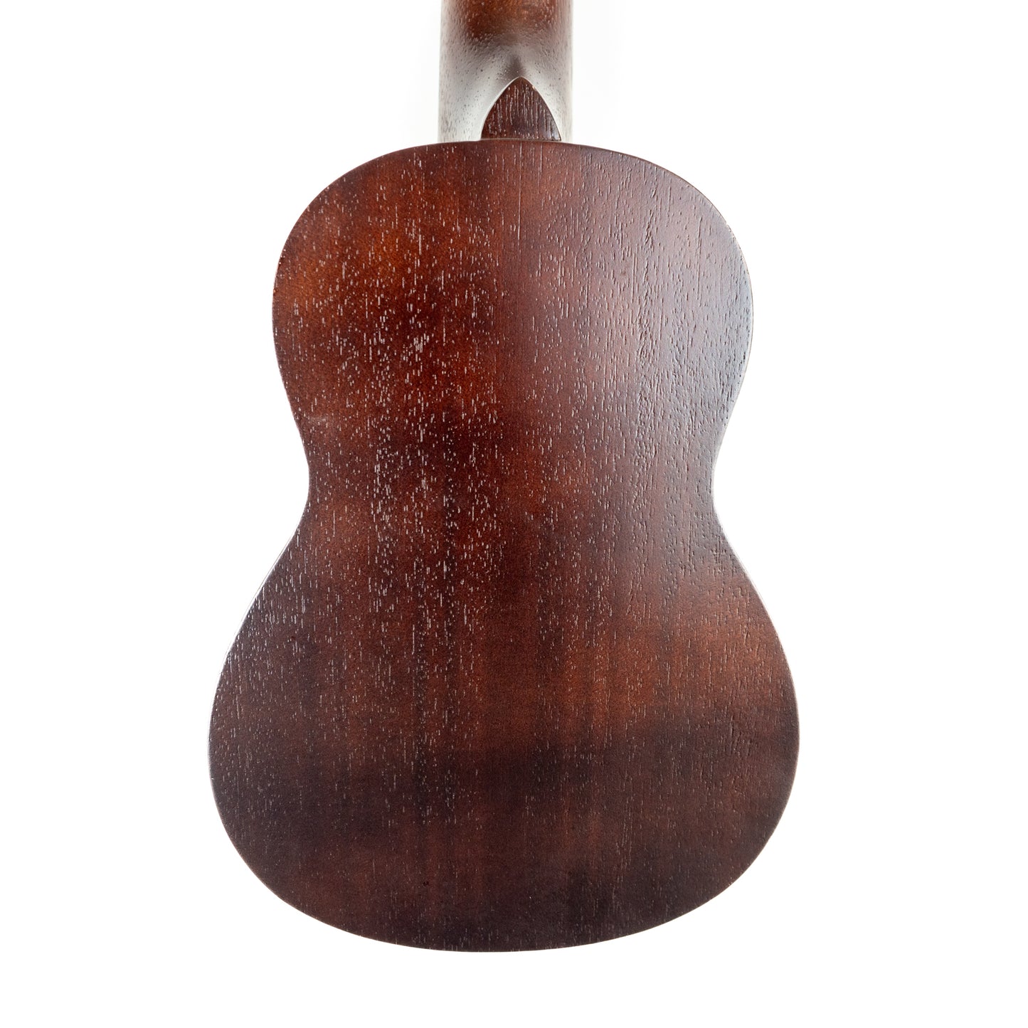 Kala satin mahogany long neck soprano ukulele, engraved rosette with Fender gigbag