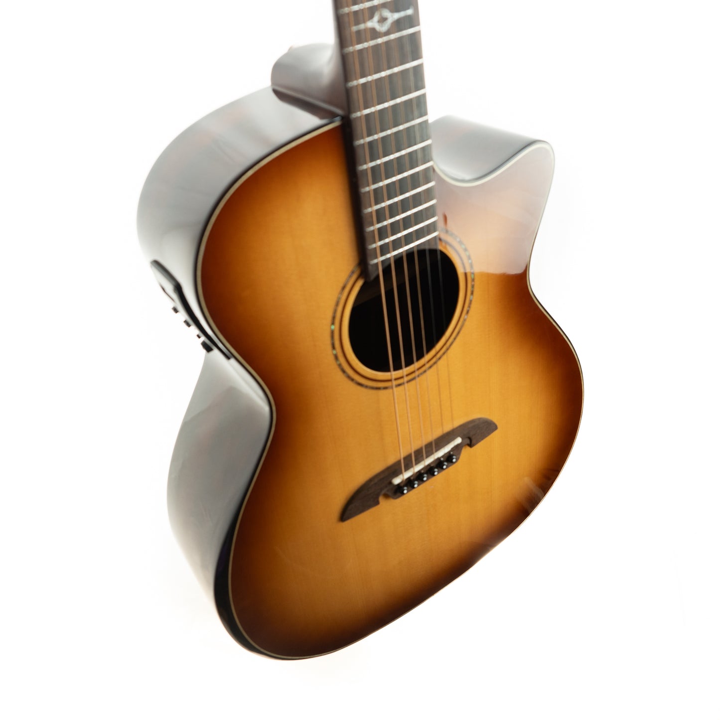 Alvarez artist Elite Grand Auditorium SHB w/cutaway armrest acoustic electric guitar