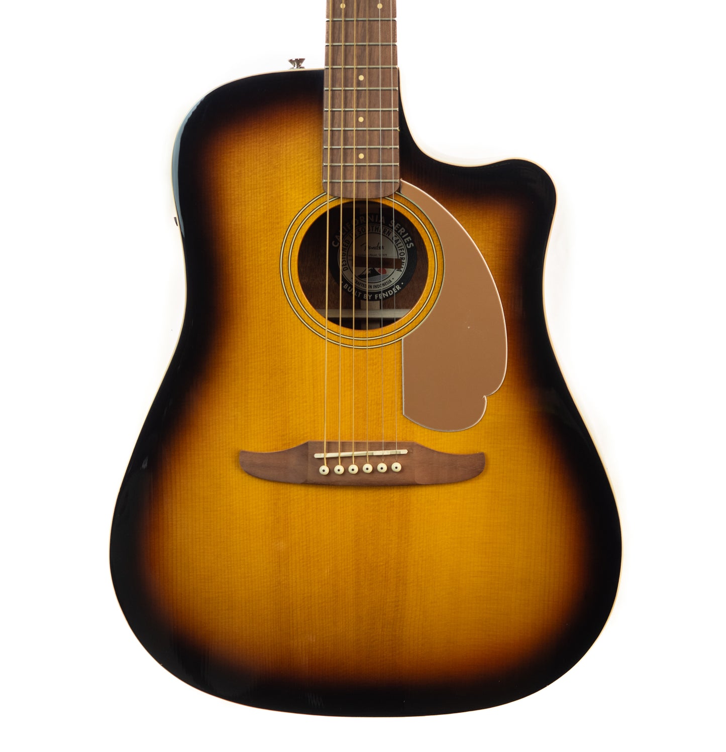Fender Redondo Player, Sunburst, dreadnought acoustic electric guitar