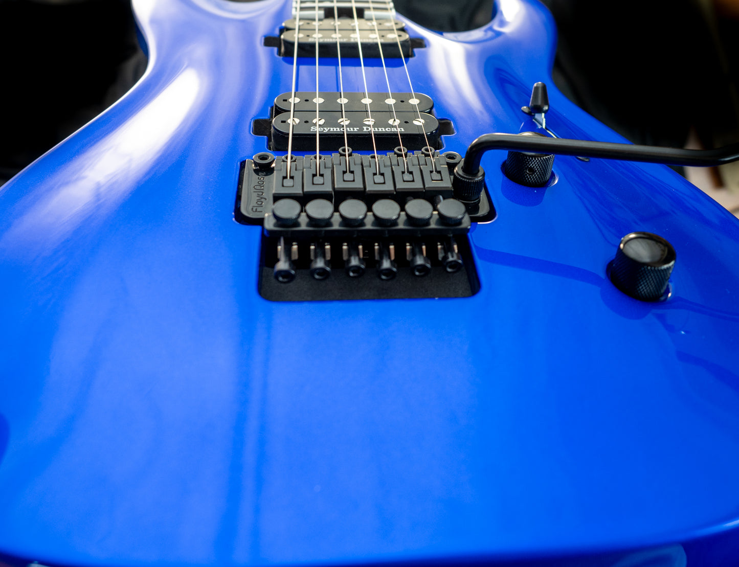 Jackson Pro Plus SRS Dinky DKA Indigo Blue electric guitar with TKL gigbag