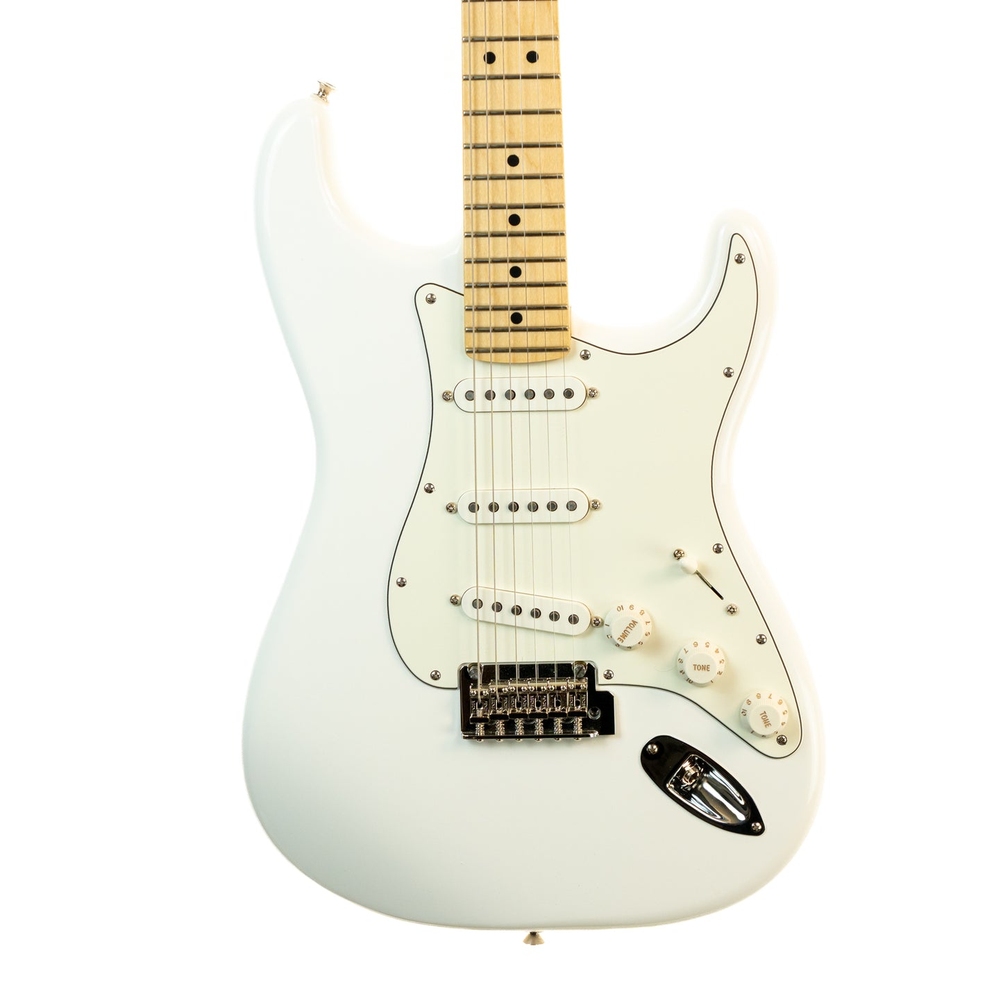 Fender Player Stratocaster Maple Fingerboard Polar White electric guitar