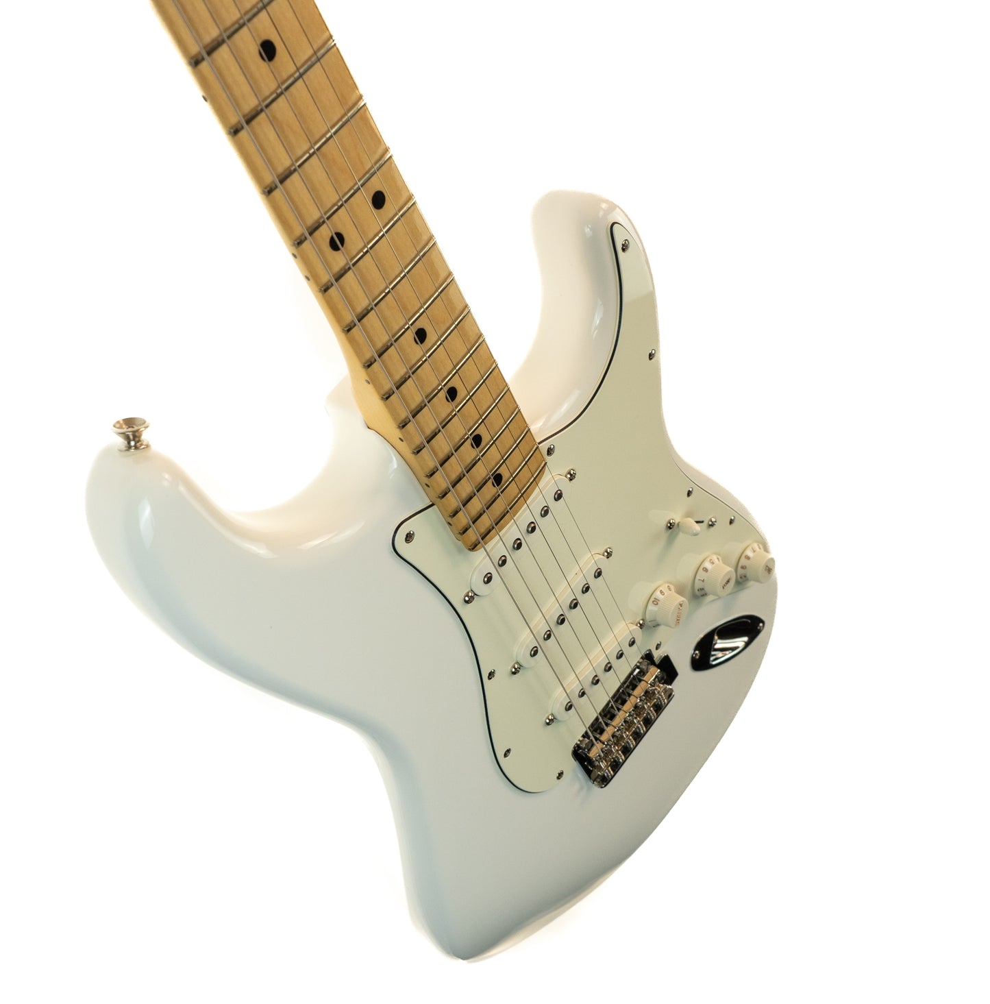 Fender Player Stratocaster Maple Fingerboard Polar White electric guitar