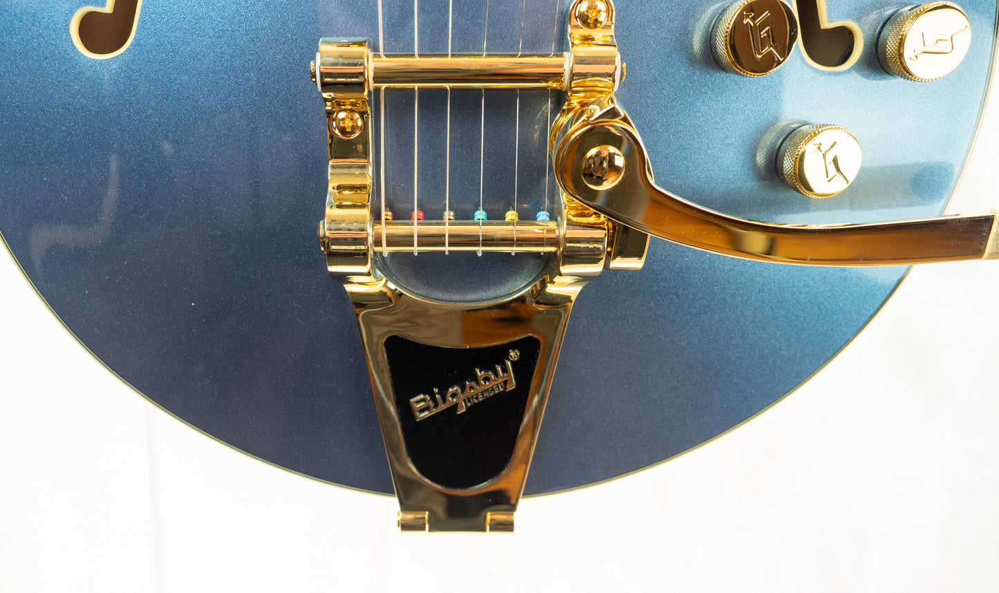 Gretsch G5655TG electromatic center block junior Cerulean Smoke electric guitar