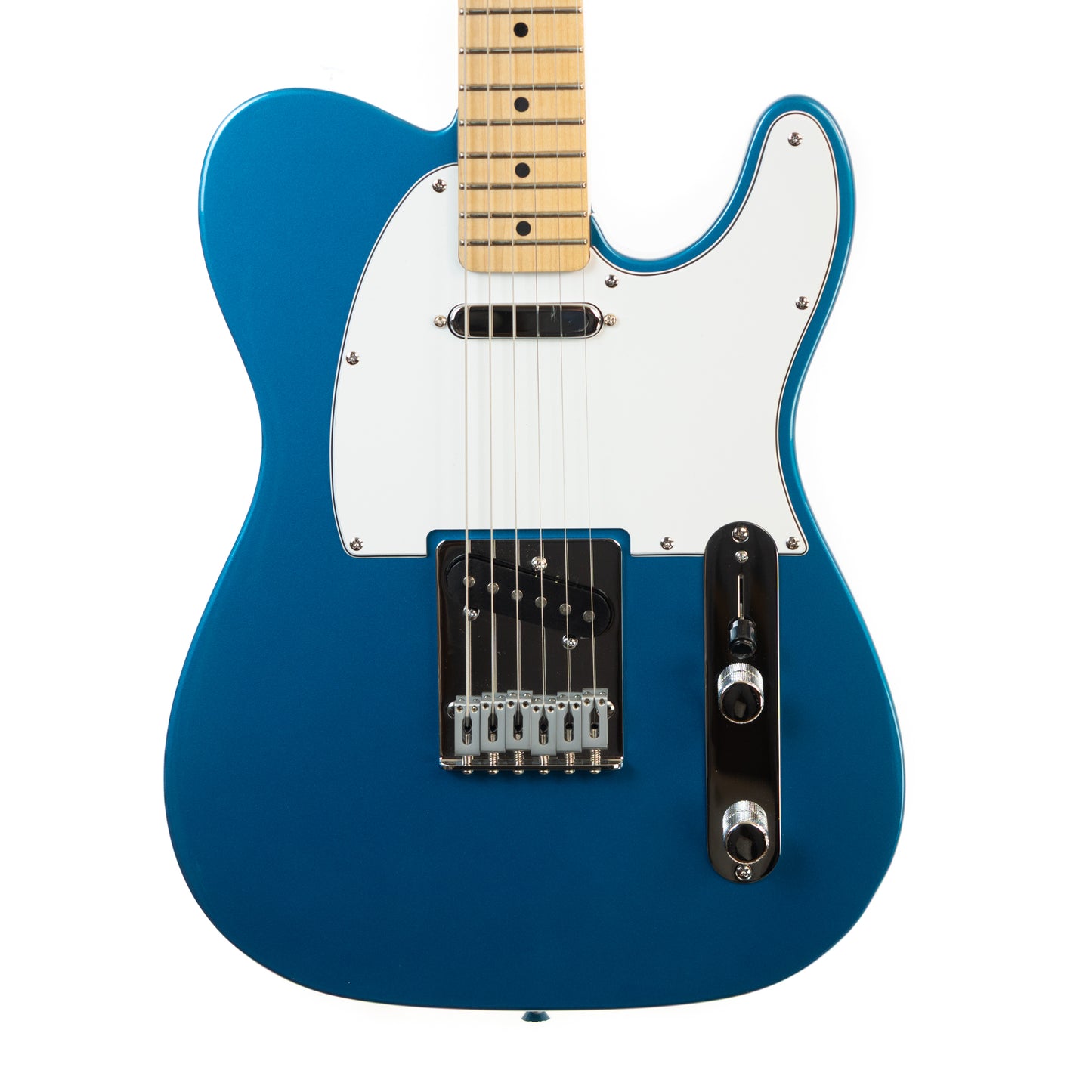 Fender Standard Telecaster maple fingerboard aqua marine metallic electric guitar