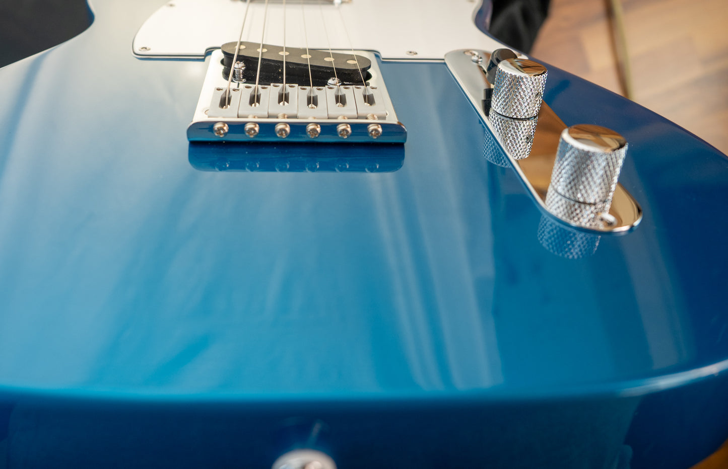 Fender Standard Telecaster maple fingerboard aqua marine metallic electric guitar
