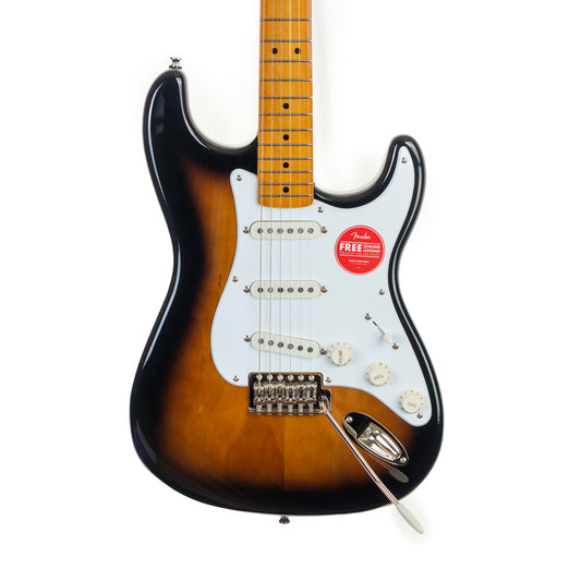 Squier Classic Vibe '50S Stratocaster two tone sunburst electric guitar Model #: 0374005500