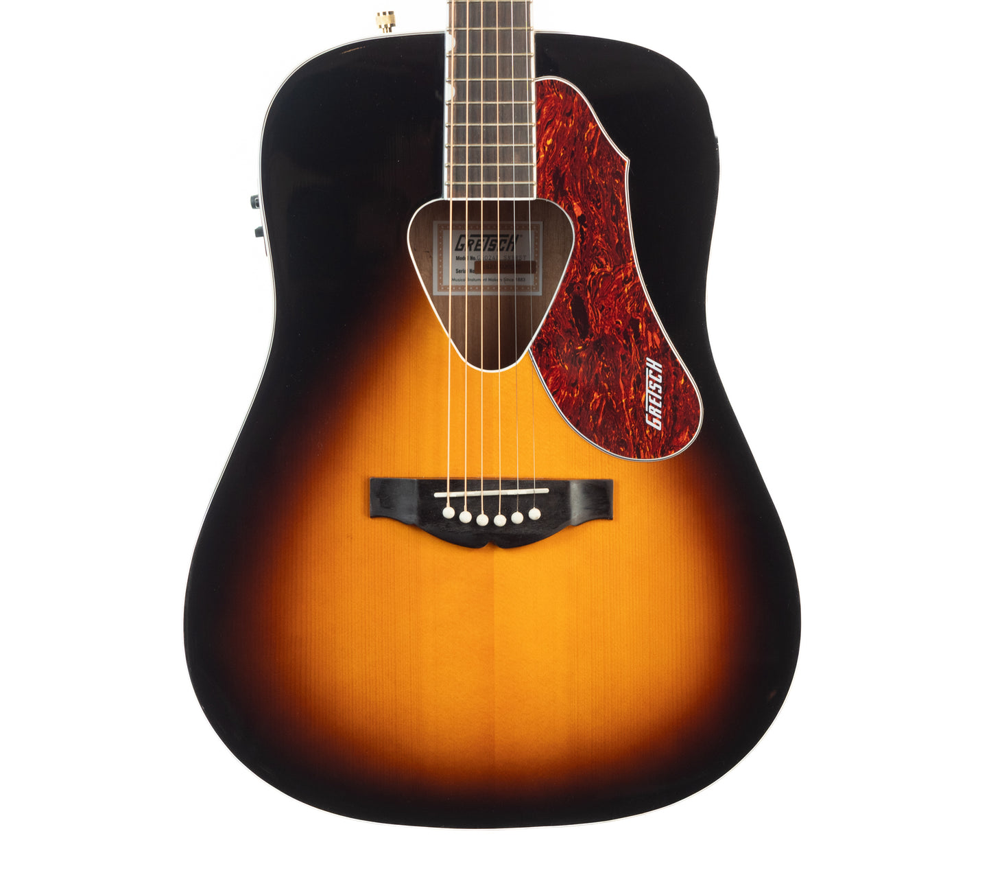 Gretsch G5024E dreadnought sunburst acoustic electric guitar