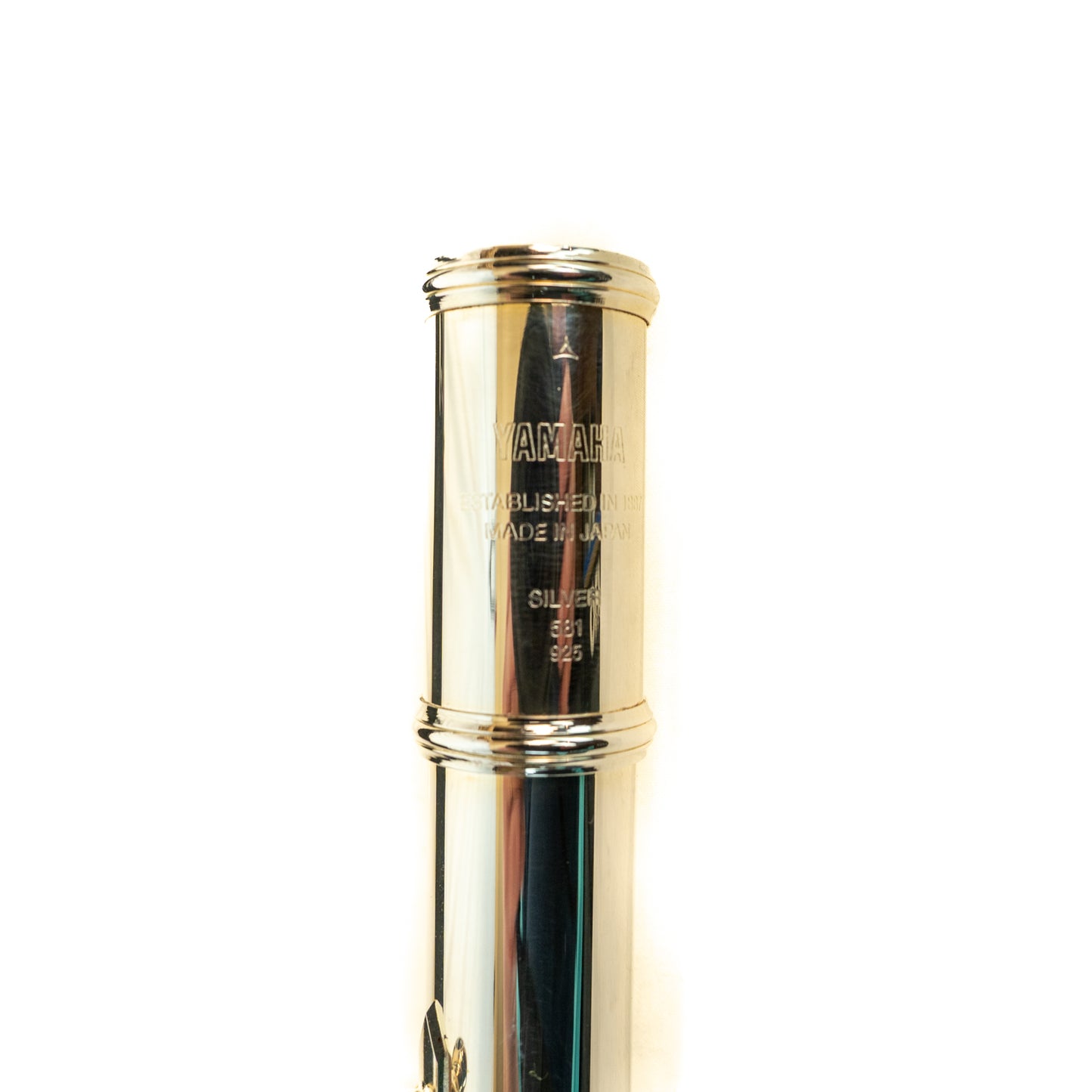 Yamaha YFL-581 Open Hole Silver Flute with original case, serviced and cleaned.