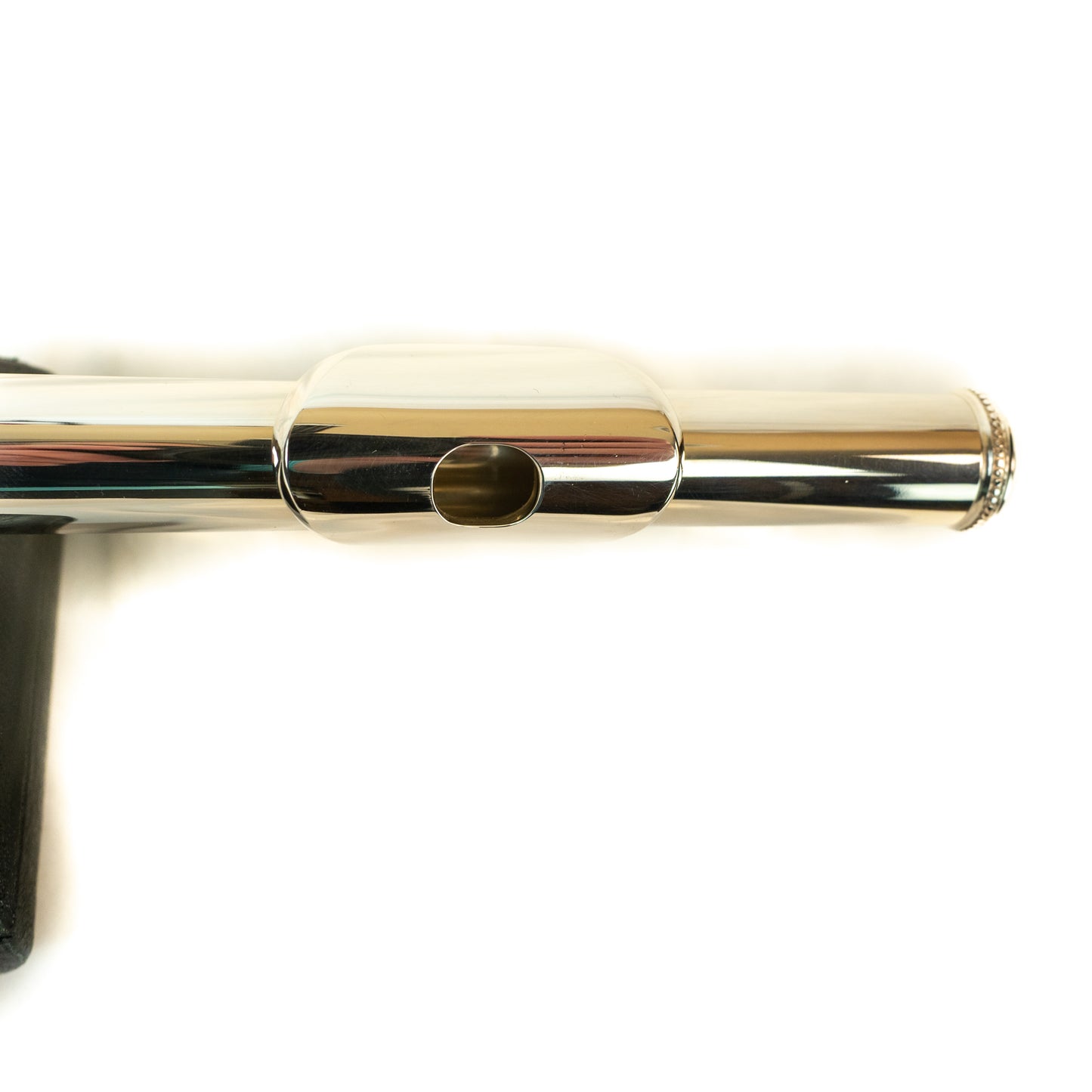 Yamaha YFL-581 Open Hole Silver Flute with original case, serviced and cleaned.