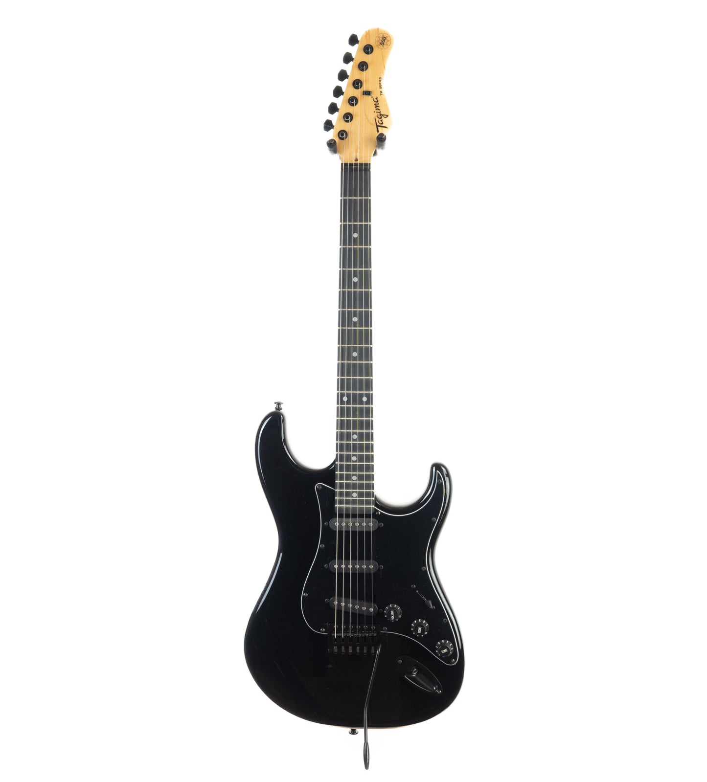 Tagima TW-500BK black on black electric guitar