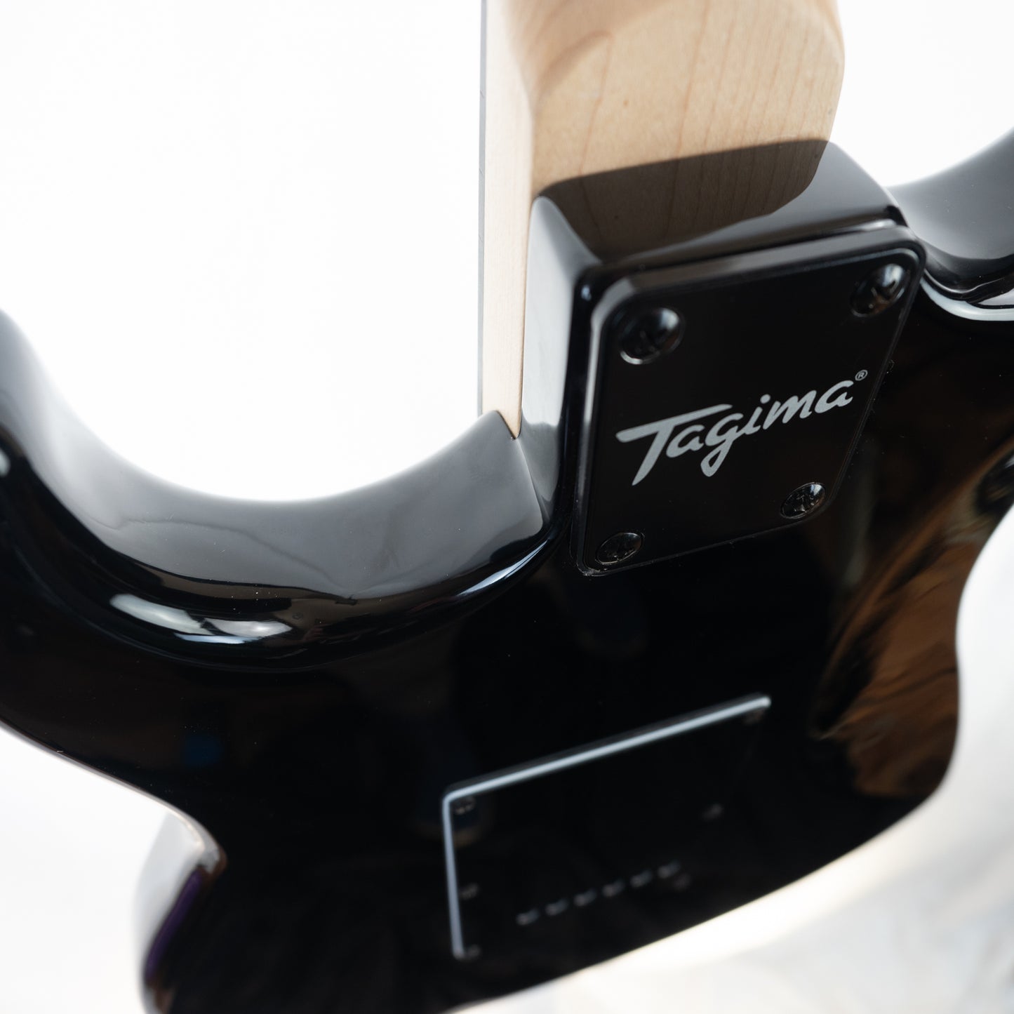 Tagima TW-500BK black on black electric guitar