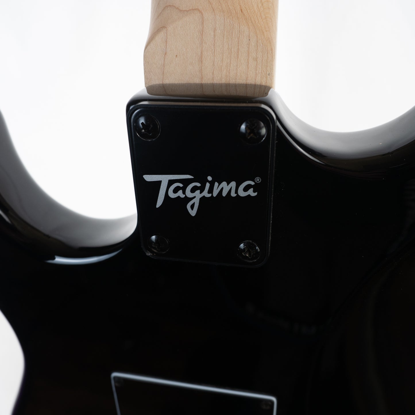 Tagima TW-500BK black on black electric guitar