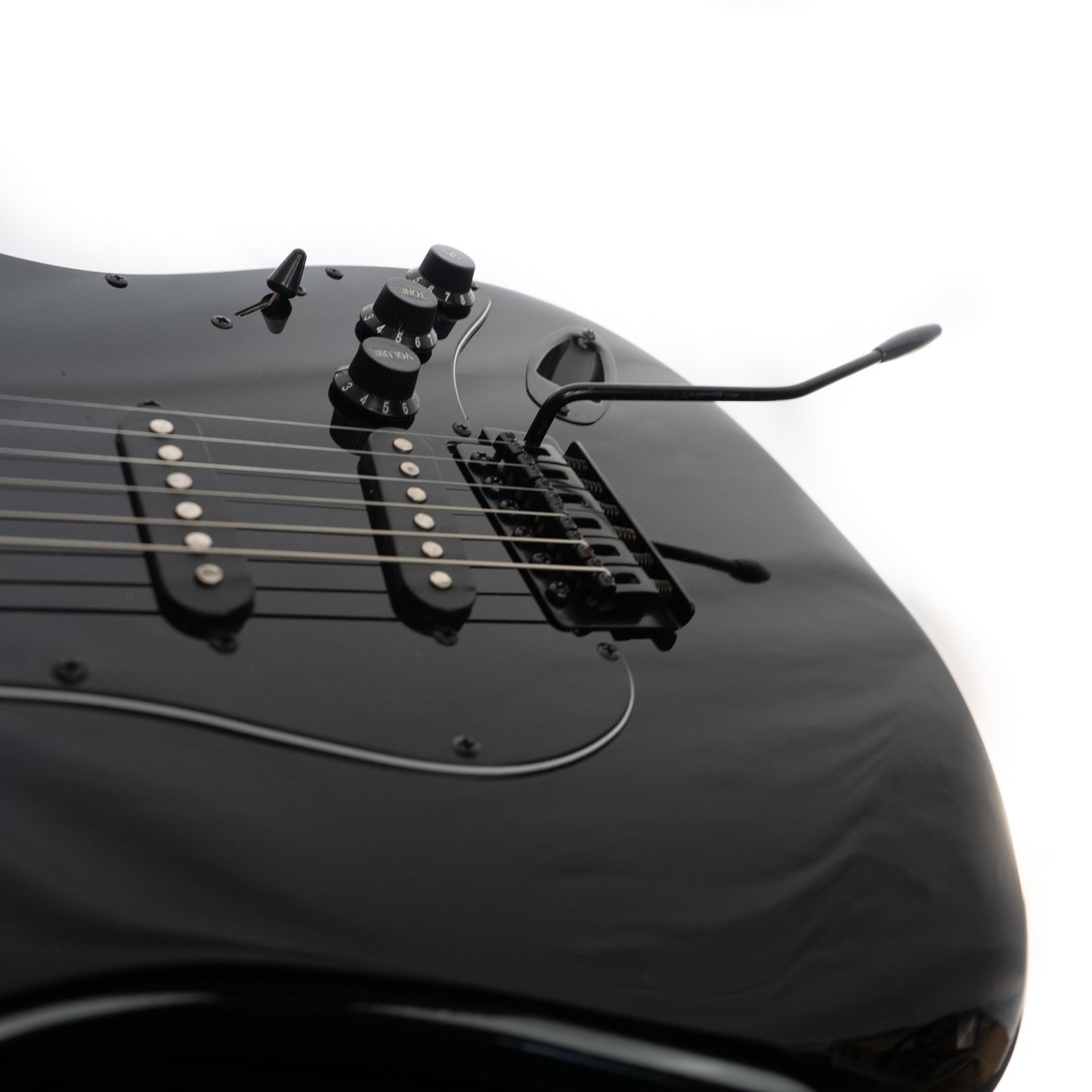 Tagima TW-500BK black on black electric guitar