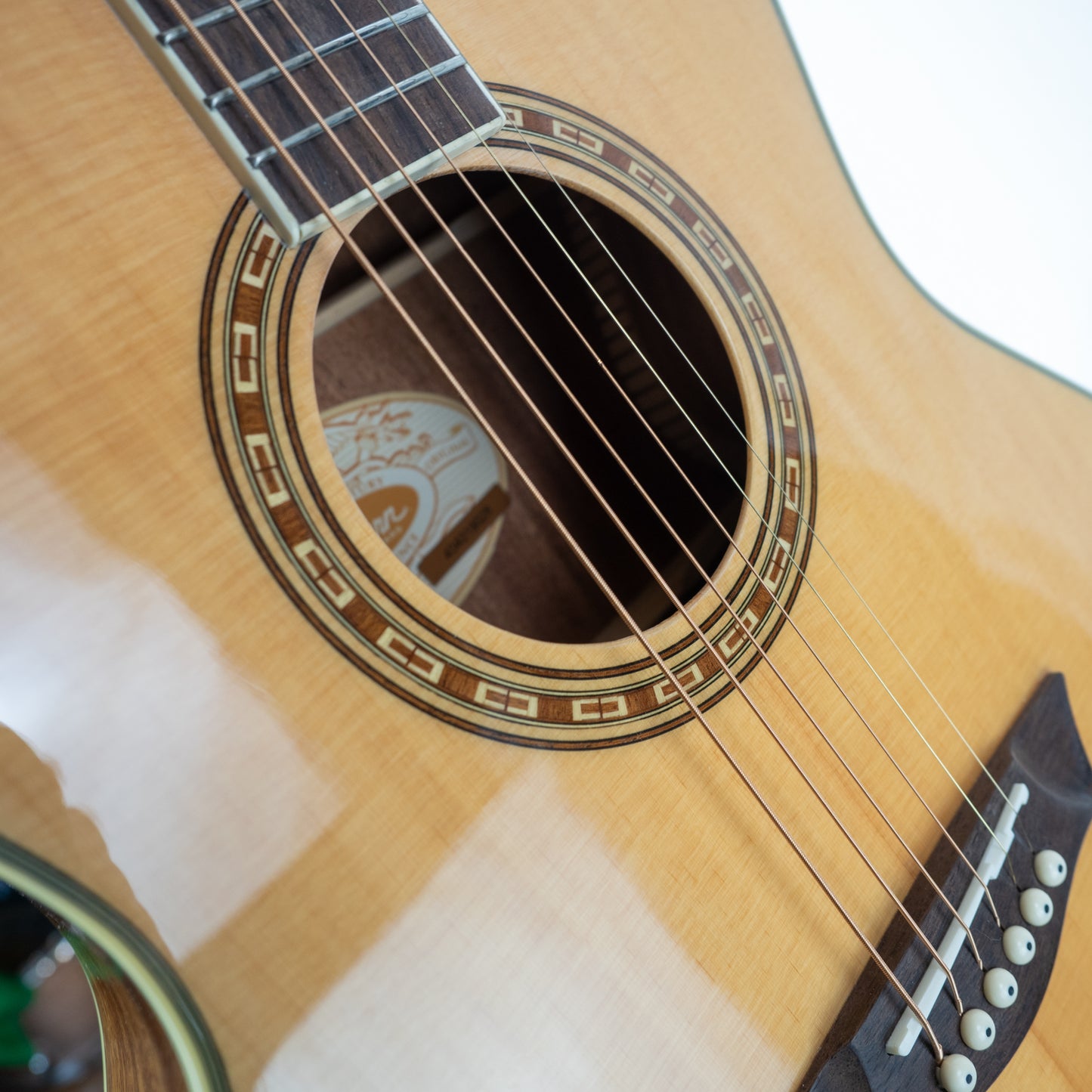 Wasburn WG7S Harvest GA, natural gloss acoustic guitar