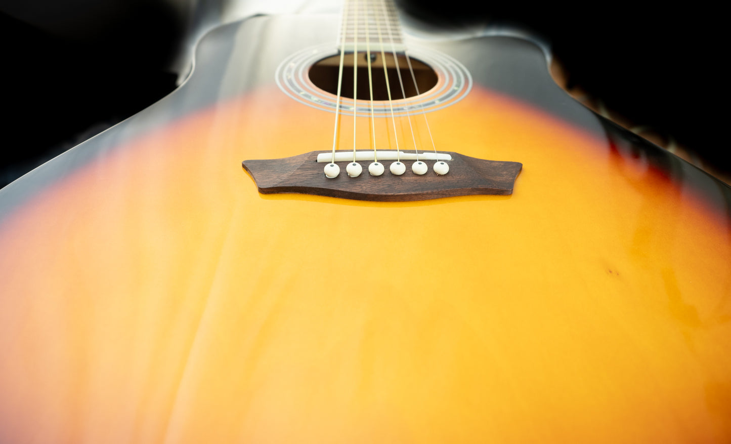 Washburn WA90CEVSB Dreadnought acoustic electric guitar, vintage sunburst