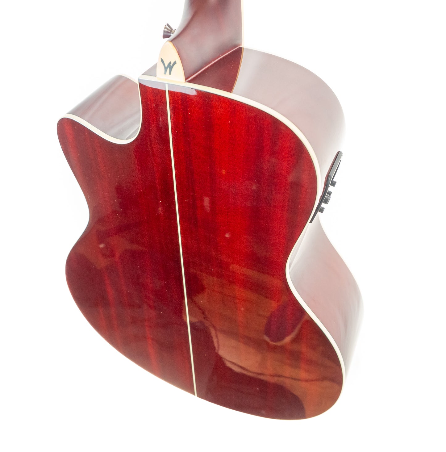 Washburn Deep Forest Burl Ace Amber Fade acoustic electric guitar model #DFBACEA