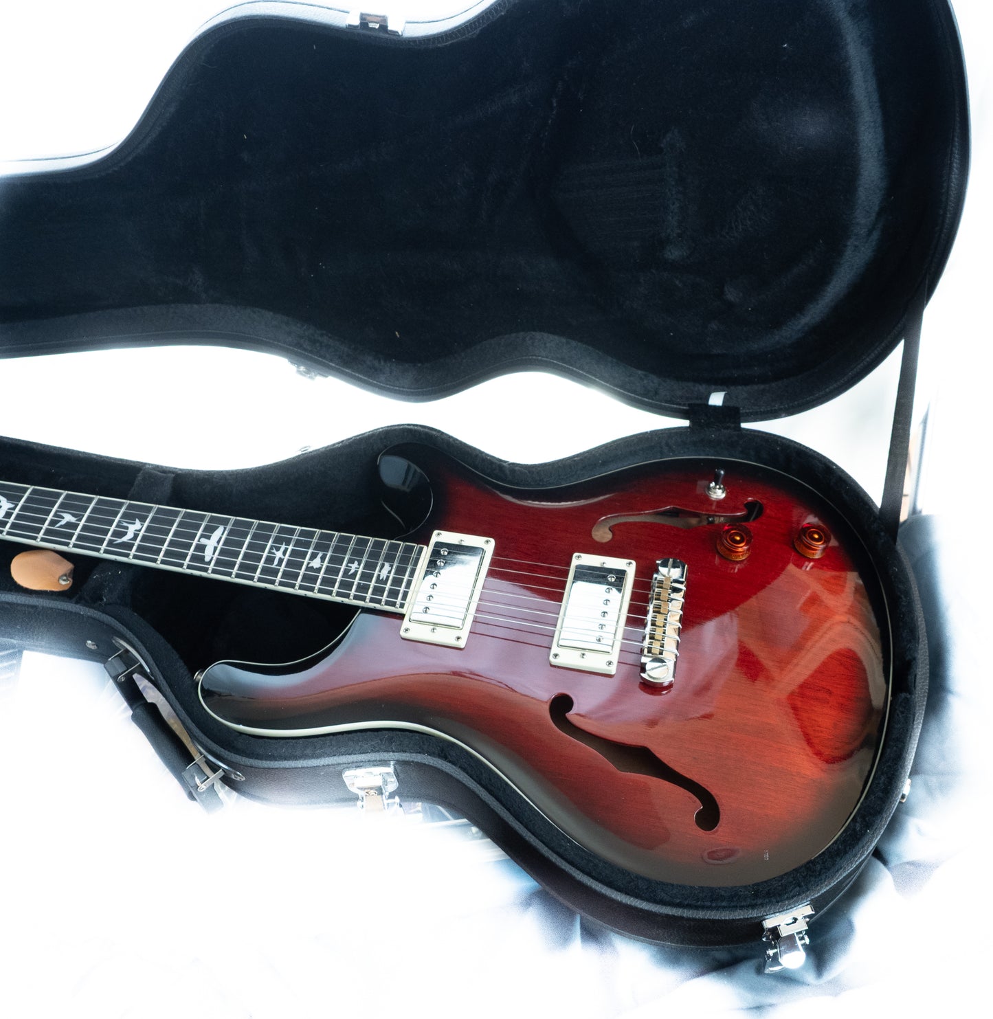 PRS PRS SE Hollowbody II electric guitar sunburst with HSC