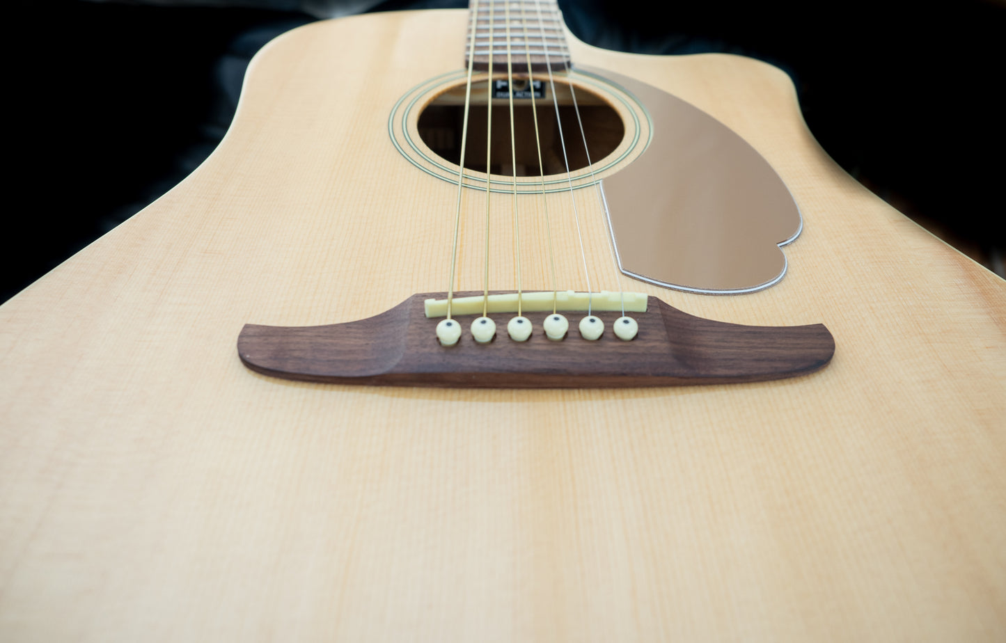 Fender Redondo Player, cutaway acoustic electric guitar, Natural, pro repair