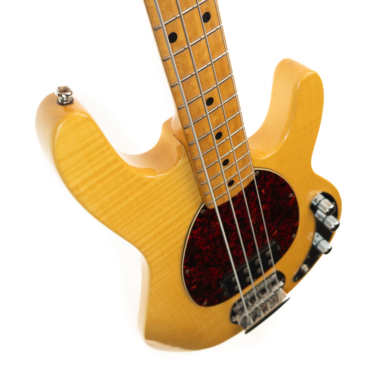 OLP MM2 flame maple natural 4-string bass electric guitar
