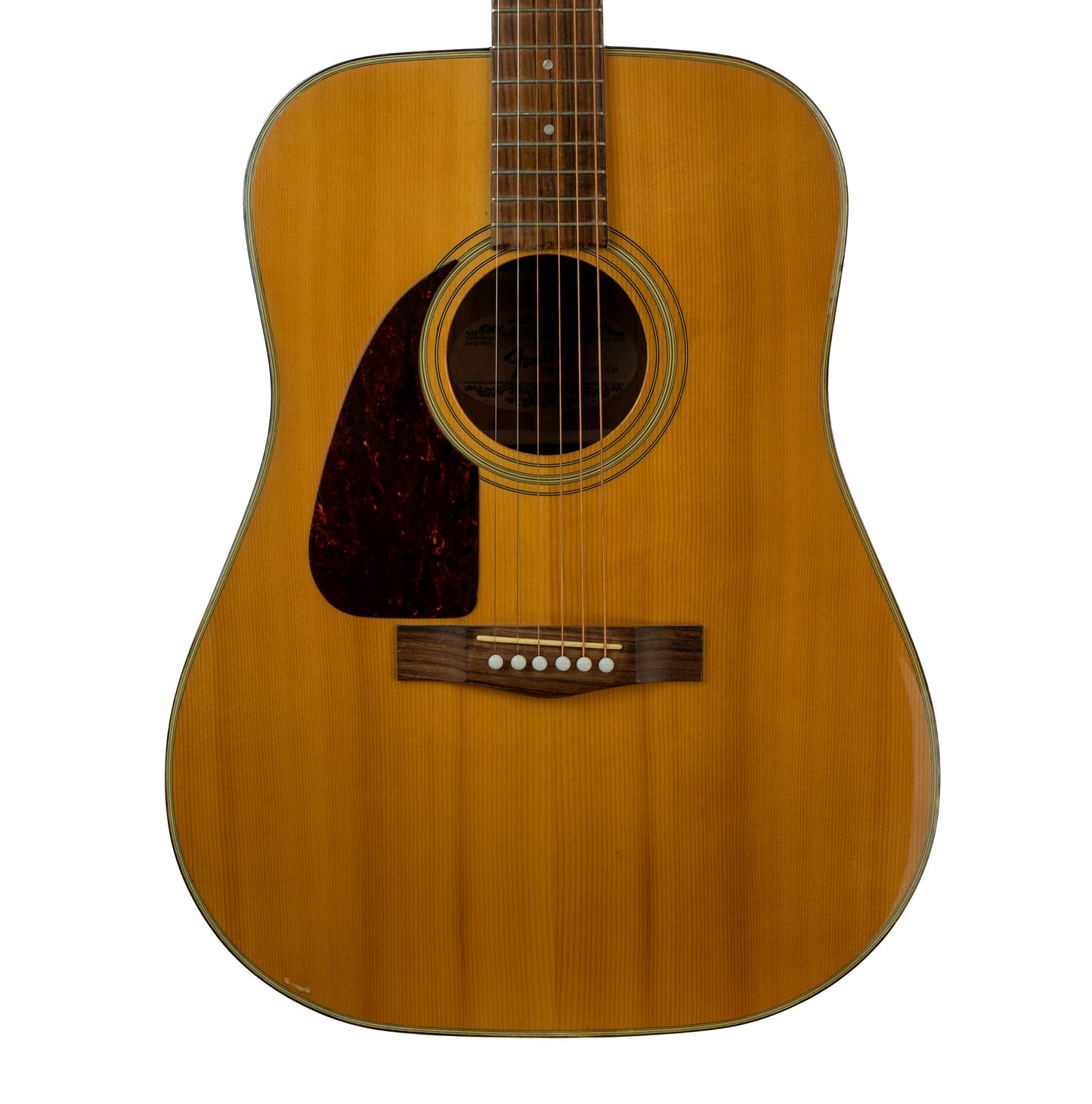 Fender F210LH lefty left handed acoustic guitar with case