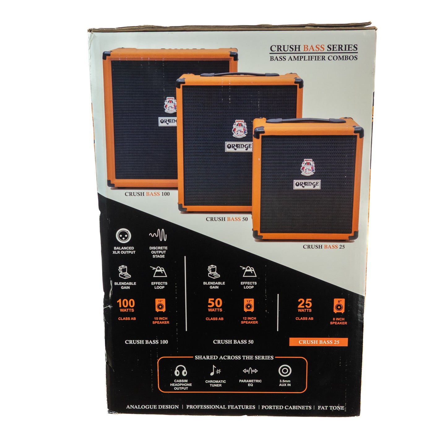Orange Crush Bass 25 bass combo amp 25 watts, new old stock