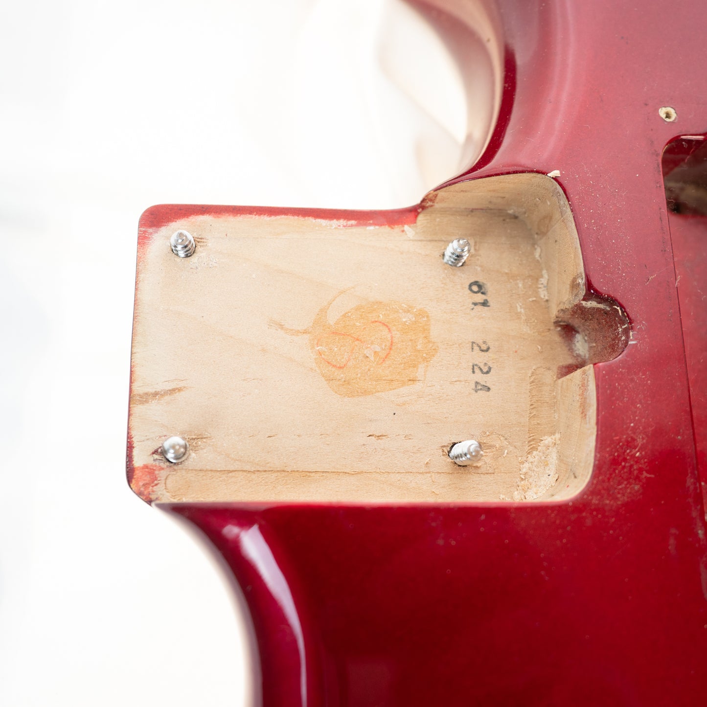 Kramer Focus F2000? MIJ? body candy apple red, mid eighties?