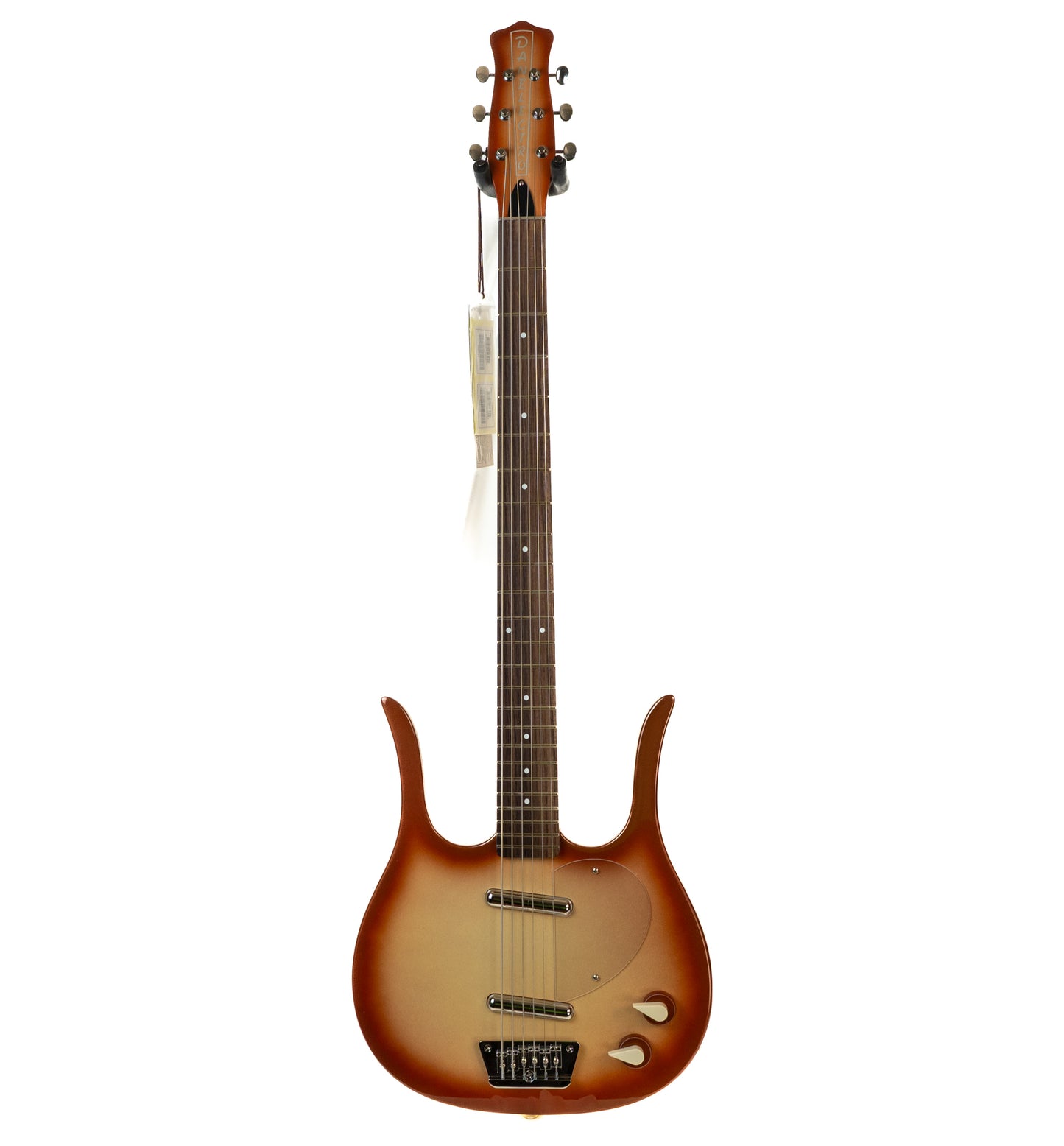 Danelectro Longhorn baritone copperburst electric guitar 6lbs 6oz- new