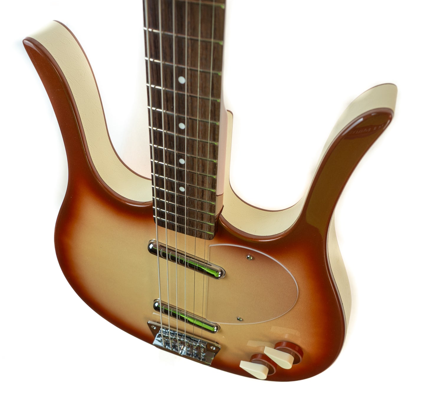 Danelectro Longhorn baritone copperburst electric guitar 6lbs 6oz- new