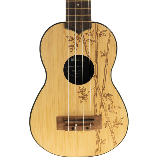 Kala Bamboo Soprano Ukulele with tote bag