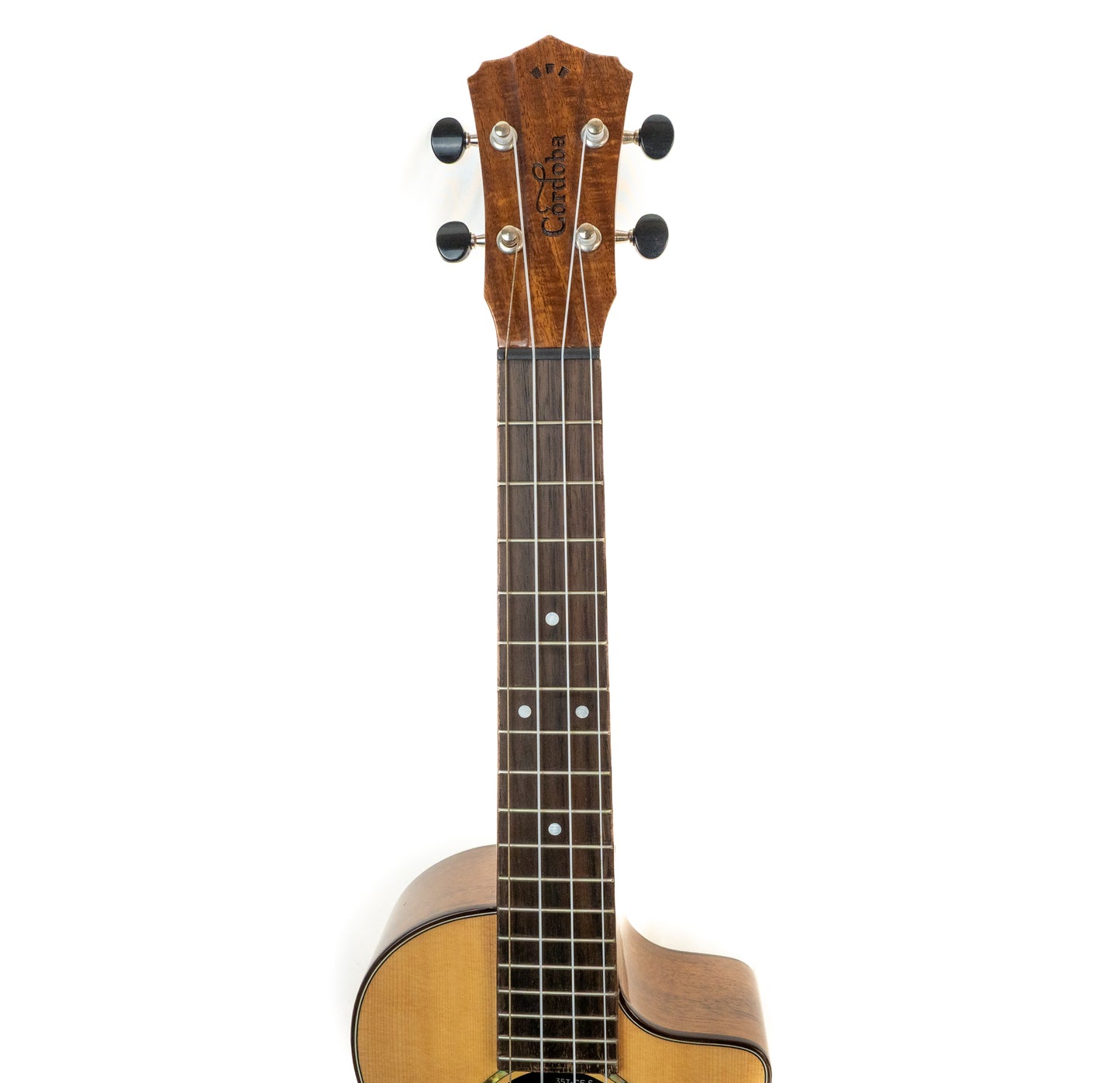 Cordoba 35T-CE S cutaway electric/acoustic tenor ukulele with gigbag