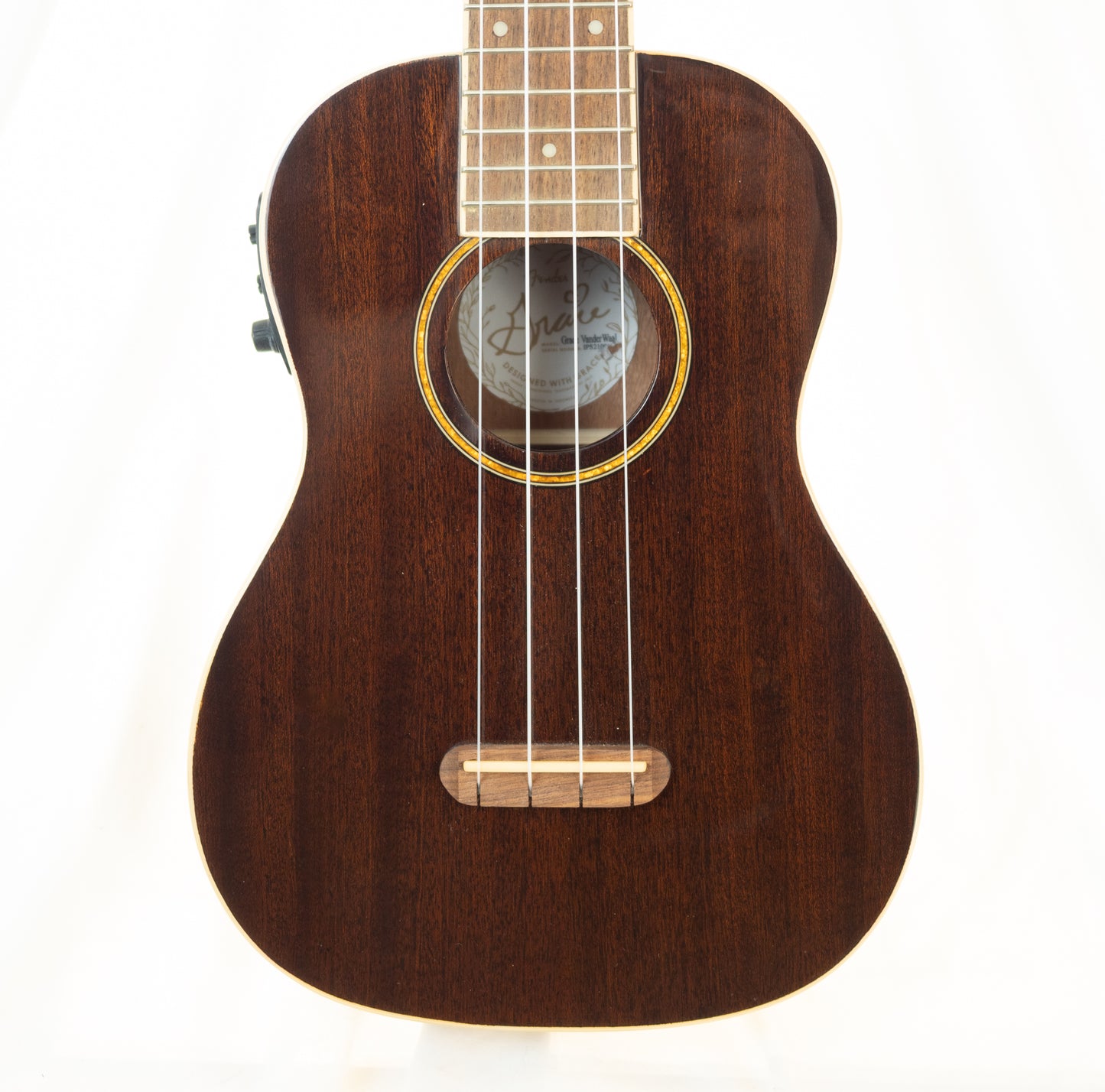 Fender Grace VanderWaal concert acoustic/electric ukulele with gigbag