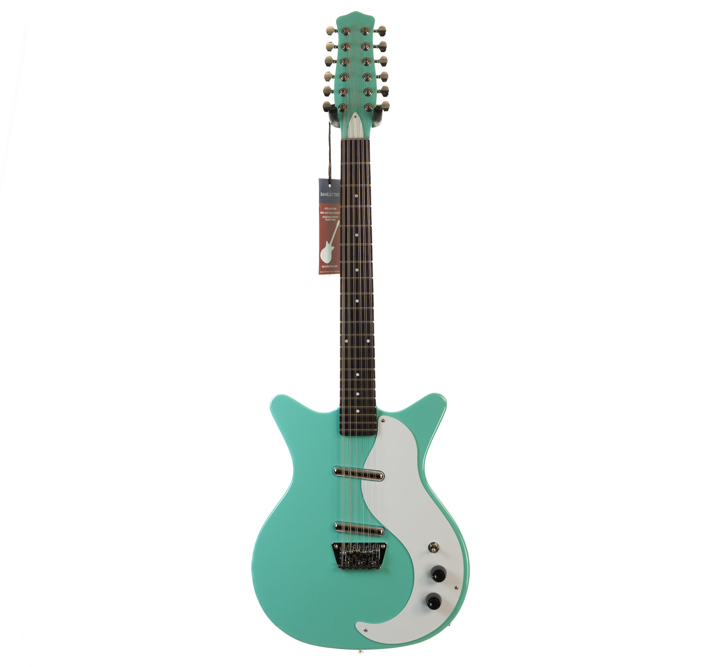 DANELECTRO 59 12 STRING AQUA electric guitar, brand new, authorized dealer