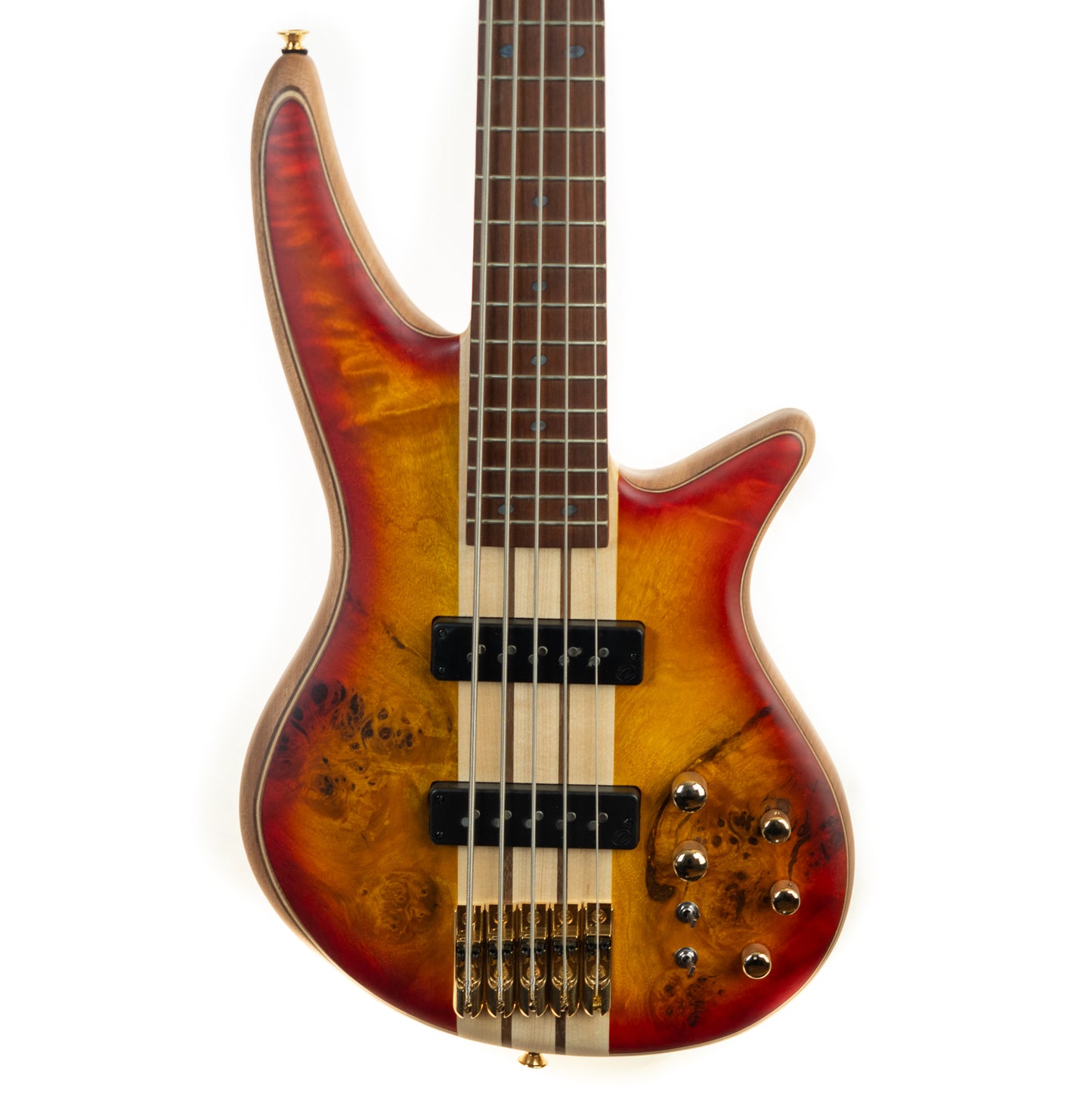 Jackson Pro Series Spectra V NT SBP Cherry Burst five string active bass guitar