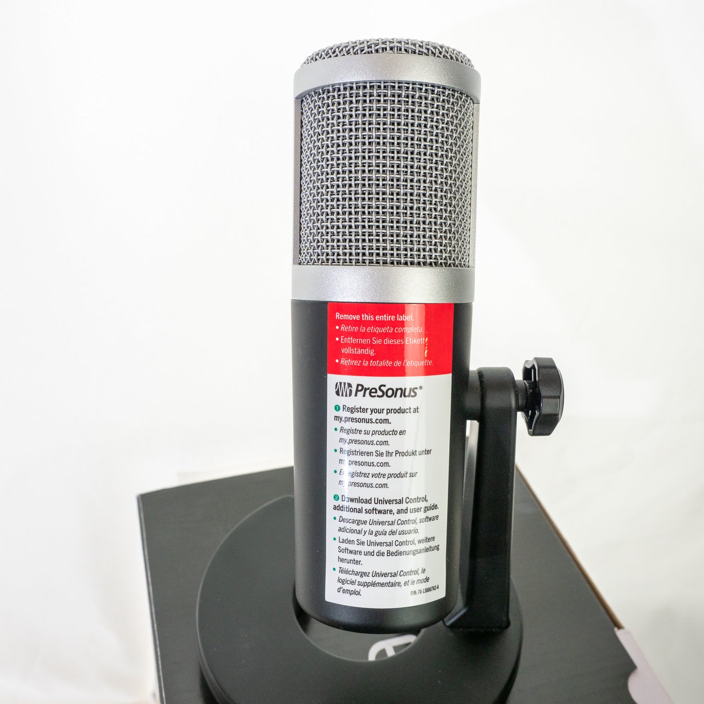 Presonus Revelator demo model USB Microphone with stand, software not included