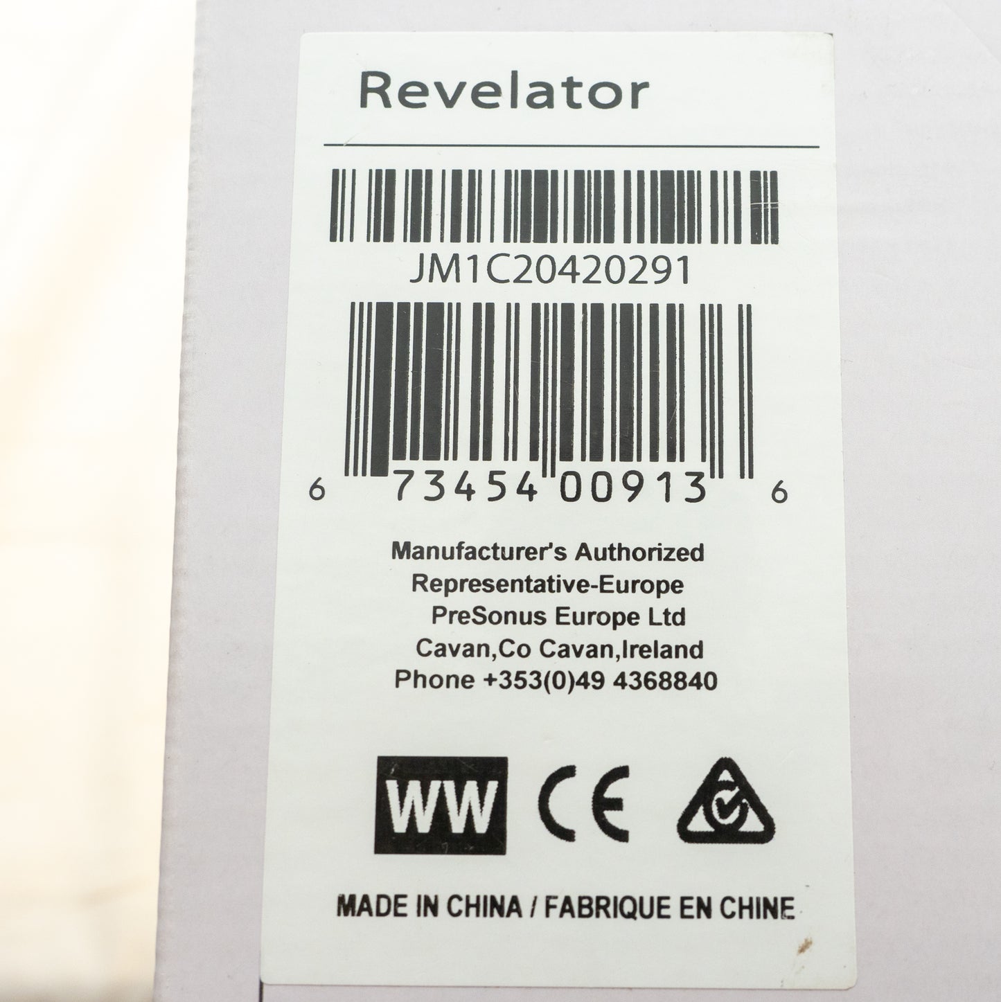 Presonus Revelator demo model USB Microphone with stand, software not included