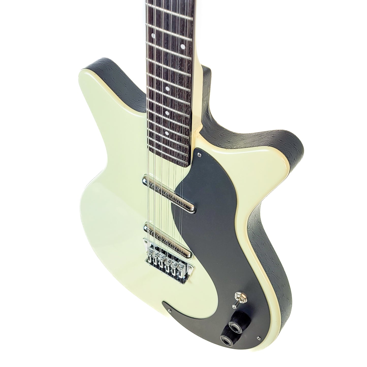 Danelectro 59 12-string vintage white electric guitar very light, only 7.25 pounds