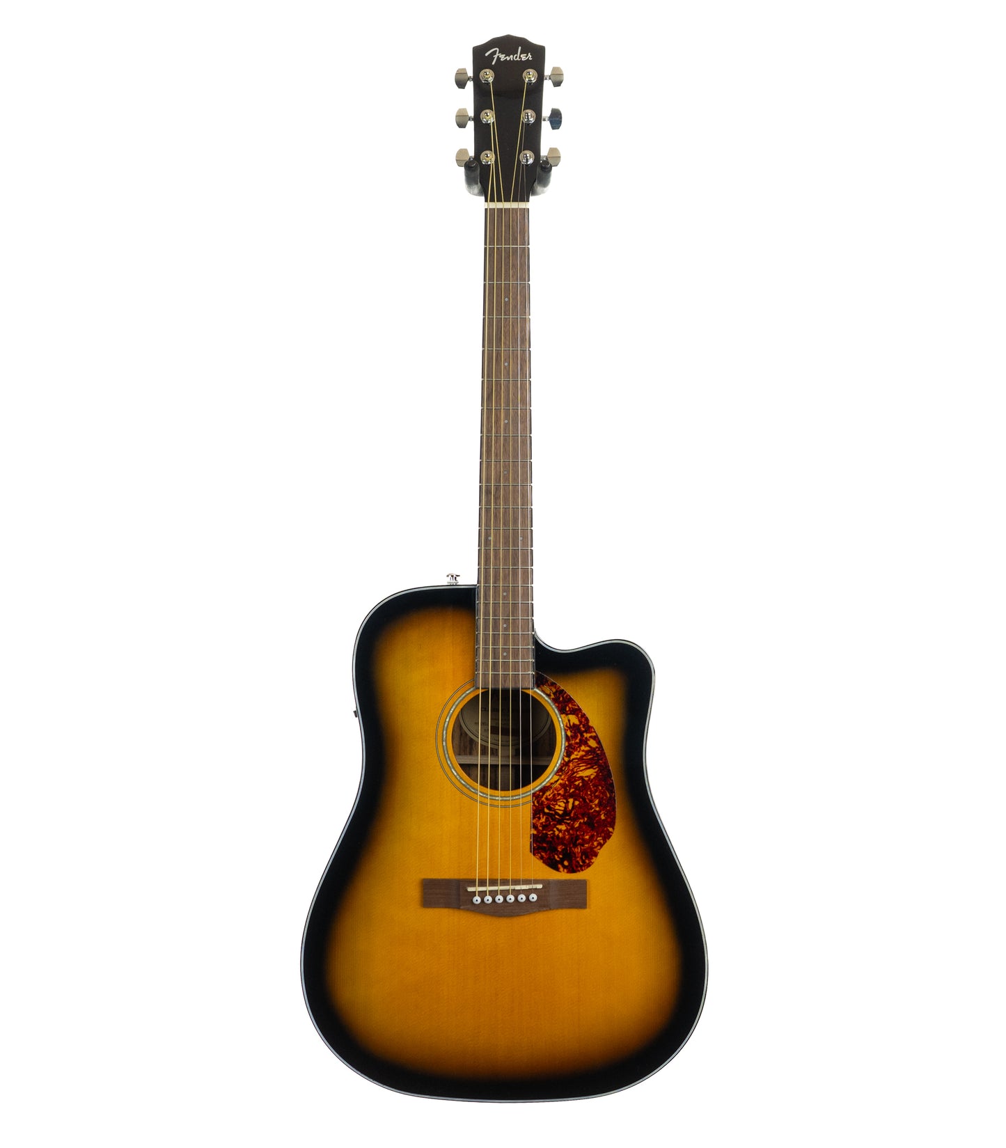 Fender CD-140SCE dreadnought acoustic/electric cutaway guitar, sunburst