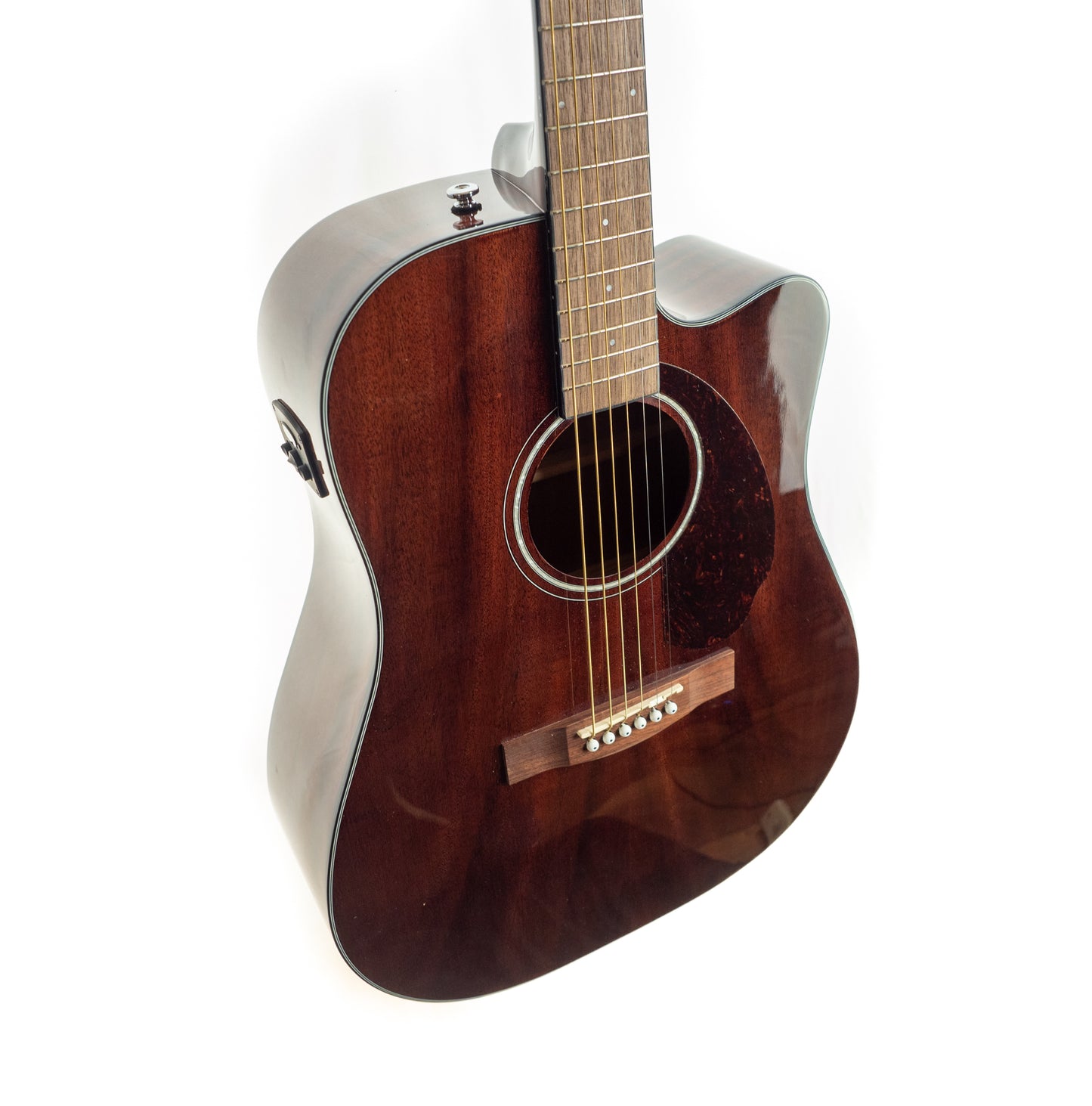 Fender CD-140SCE all mahogany dreadnought cutaway acoustic electric guitar