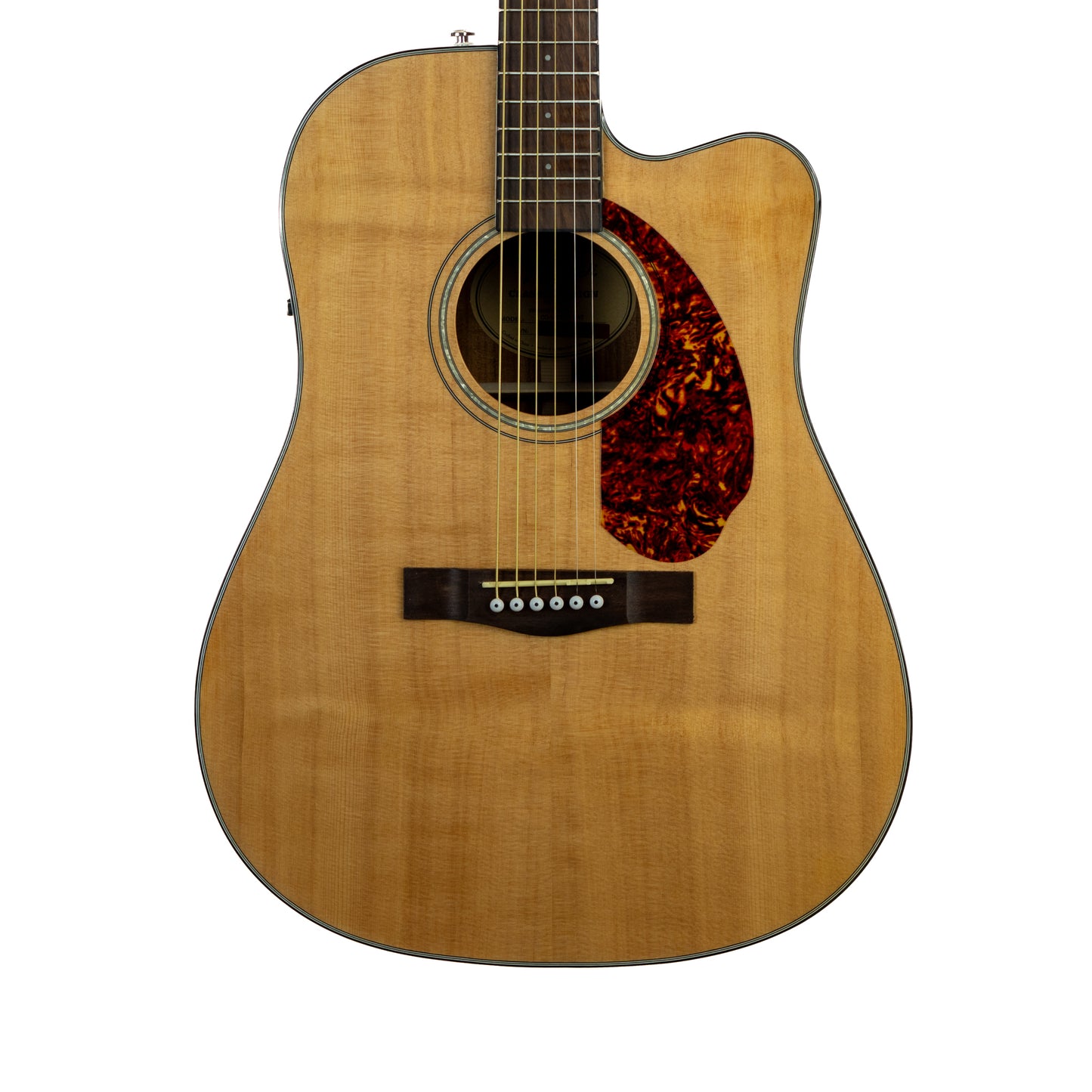 Fender CD-140SCE dreadnought acoustic/electric cutaway guitar, natural