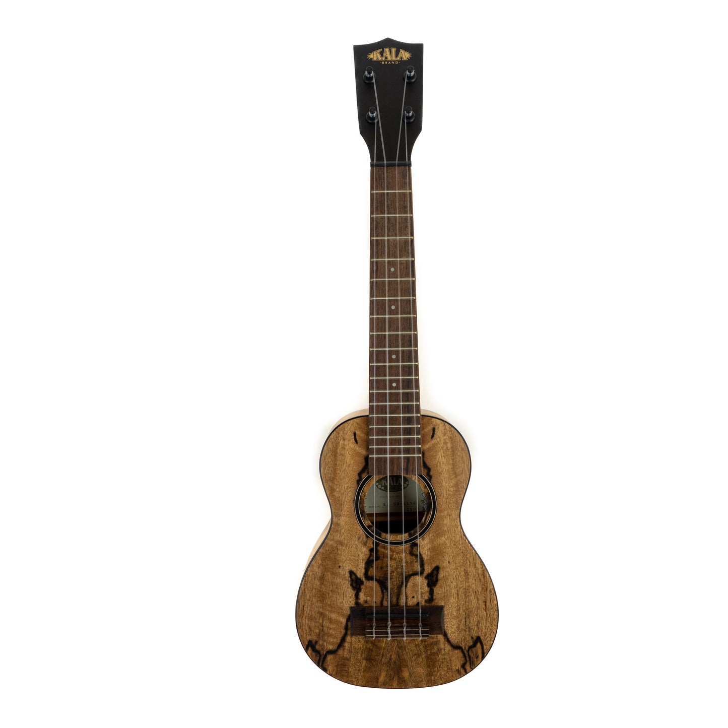 Kala Spalted Mango Long Neck Soprano Ukulele with accessory pack, $260 value!