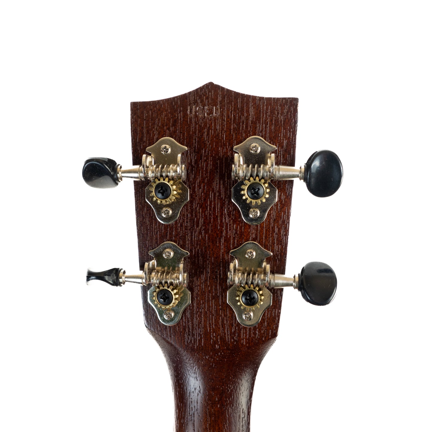 Kala satin mahogany long neck soprano ukulele, engraved rosette with Fender gigbag