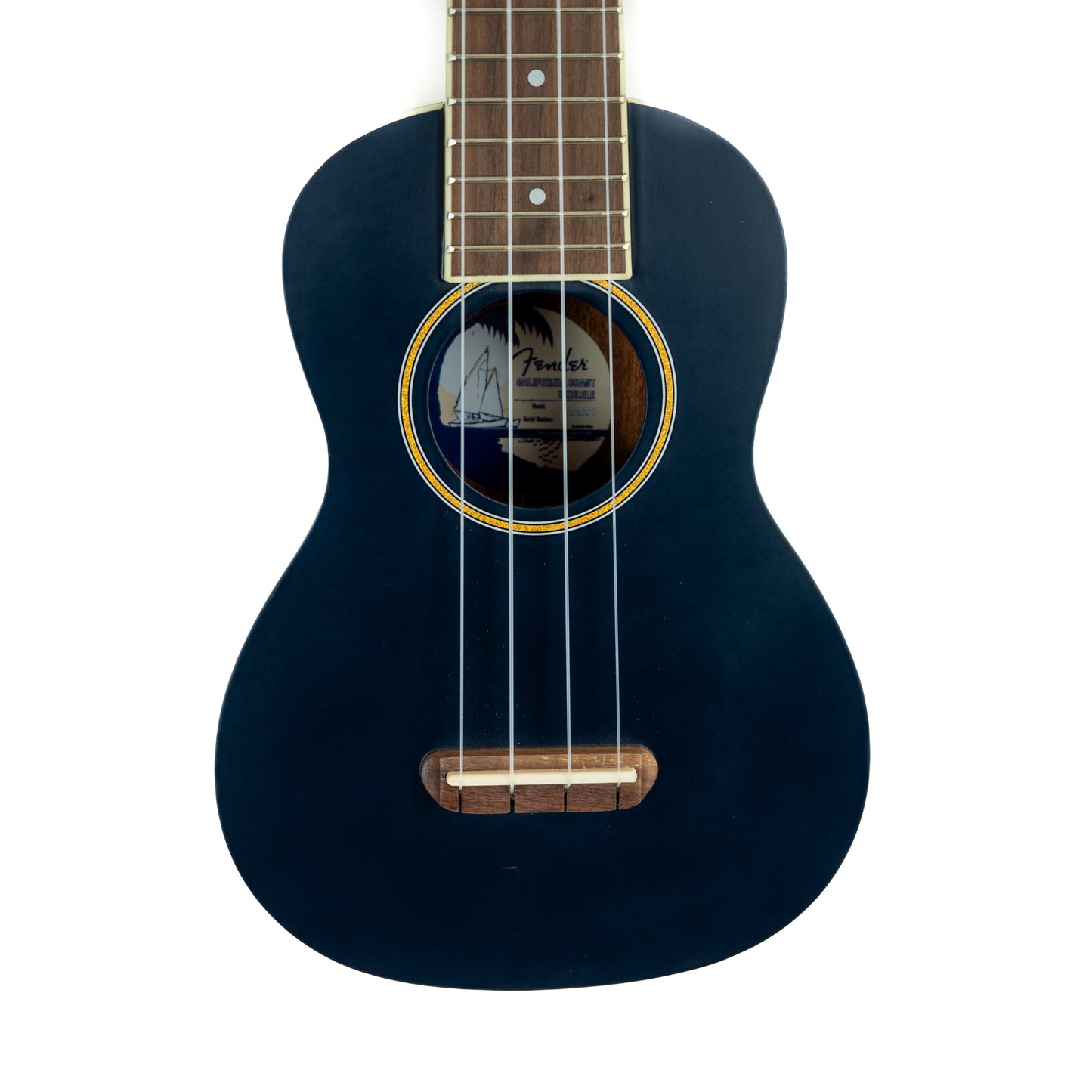 Fender Grace VanderWaal "Moonlight" soprano ukulele with gigbag accessory bundle.