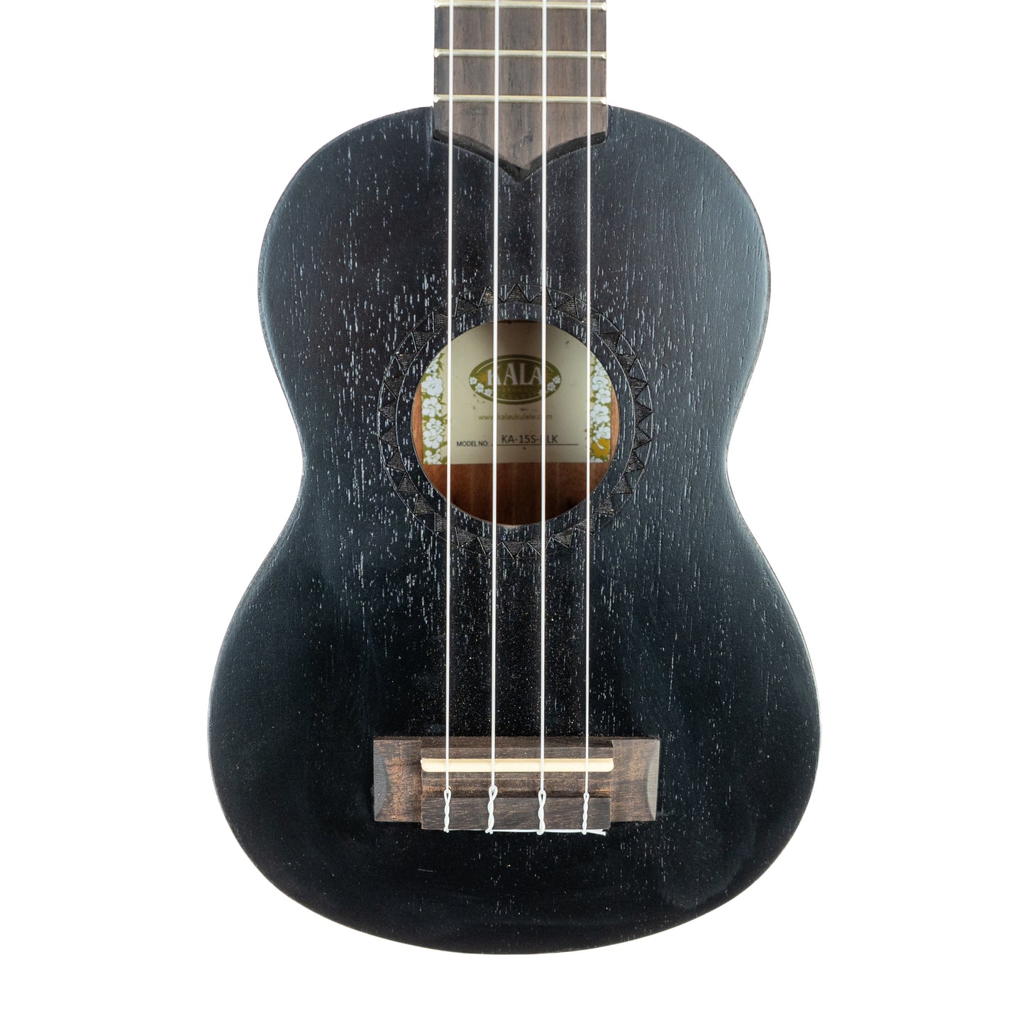 Kala black satin mahogany soprano ukulele with On-stage gigbag bundle $140 value