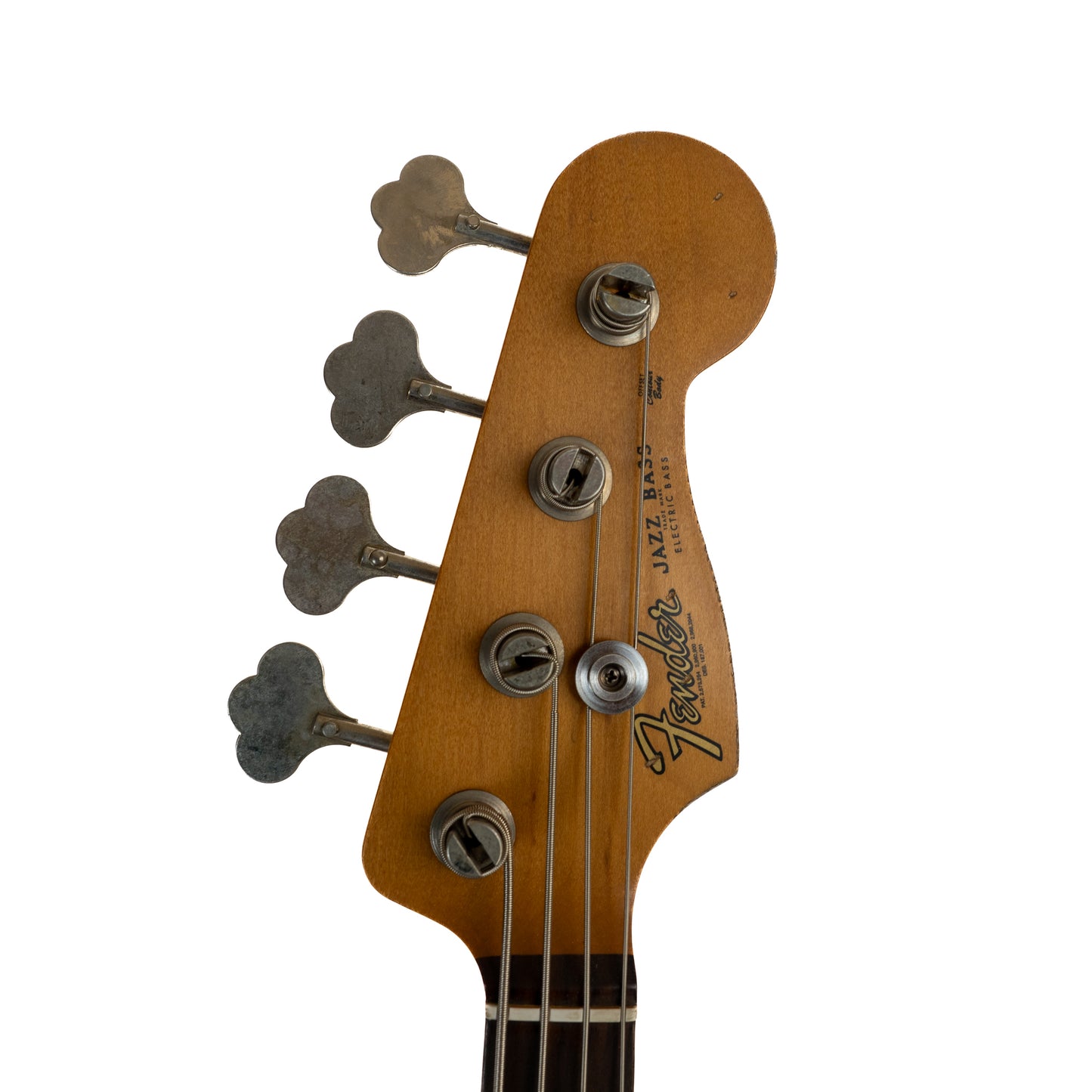 Fender Flea Signature electric jazz bass, roadworn, shell pink with gigbag