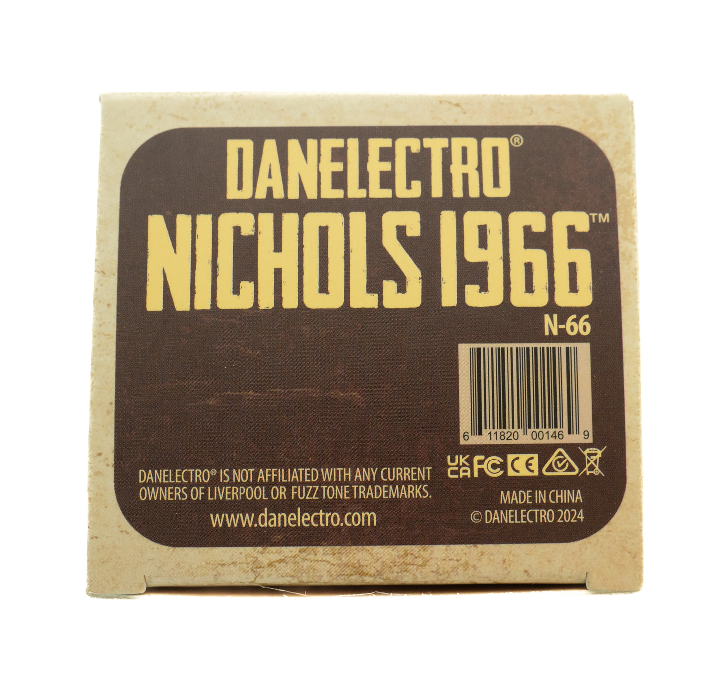 Danelectro Nichols 1966 Fuzz guitar effect pedal - new - authorized dealer