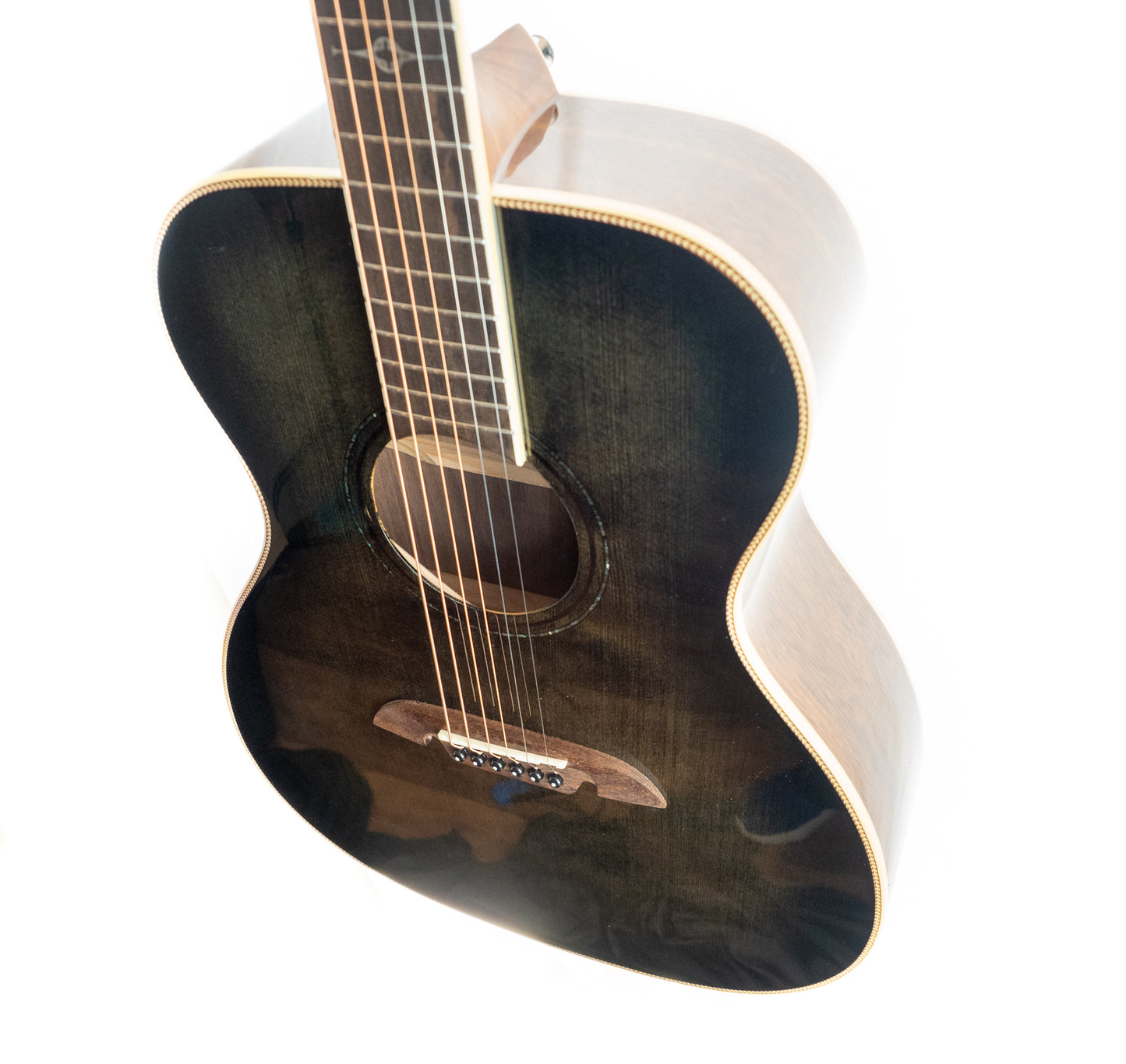 Alvarez AFH700WEOB Artist Folk Acoustic-Electric Guitar Obsidian Blue