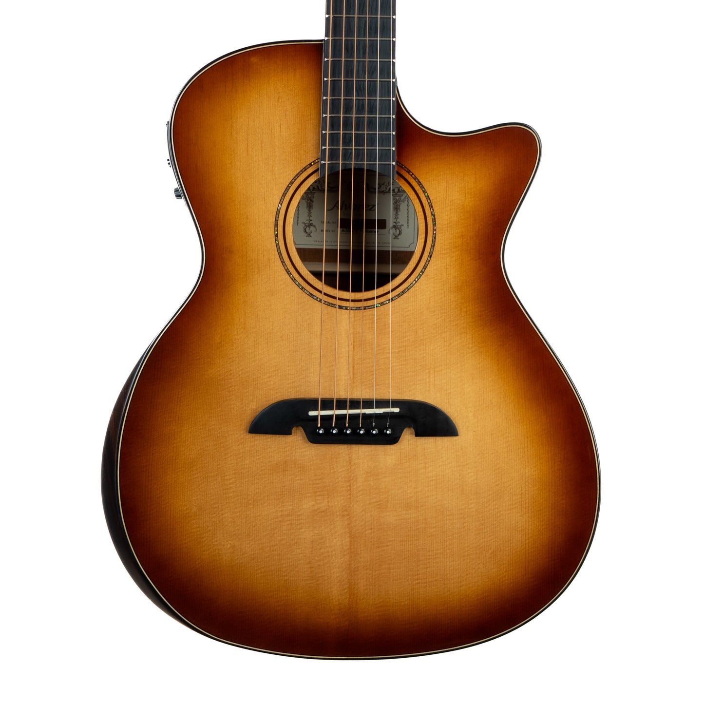 Alvarez AG60CE Performer Artist Series Grand Auditorium acoustic electric, armrest guitar