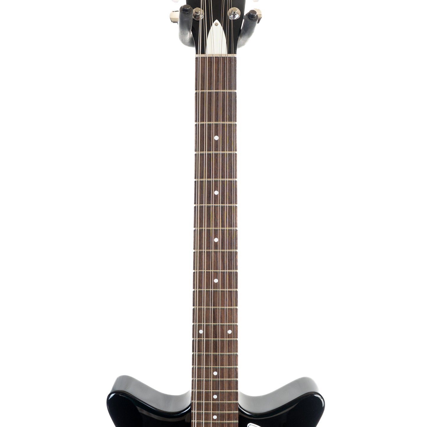 Danelectro '59X12-black 12-string gloss black electric guitar 7.5 lbs - new