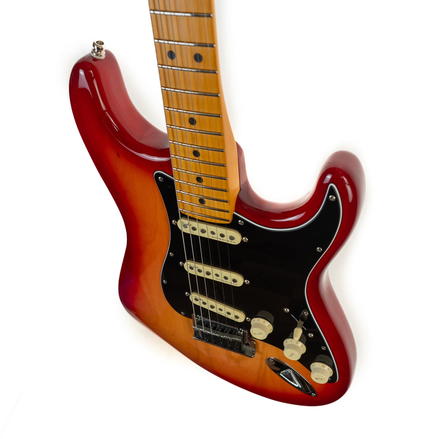 Fender Ultra Luxe Stratocaster maple fingerboard, plasma red burst w/OHSC electric guitar